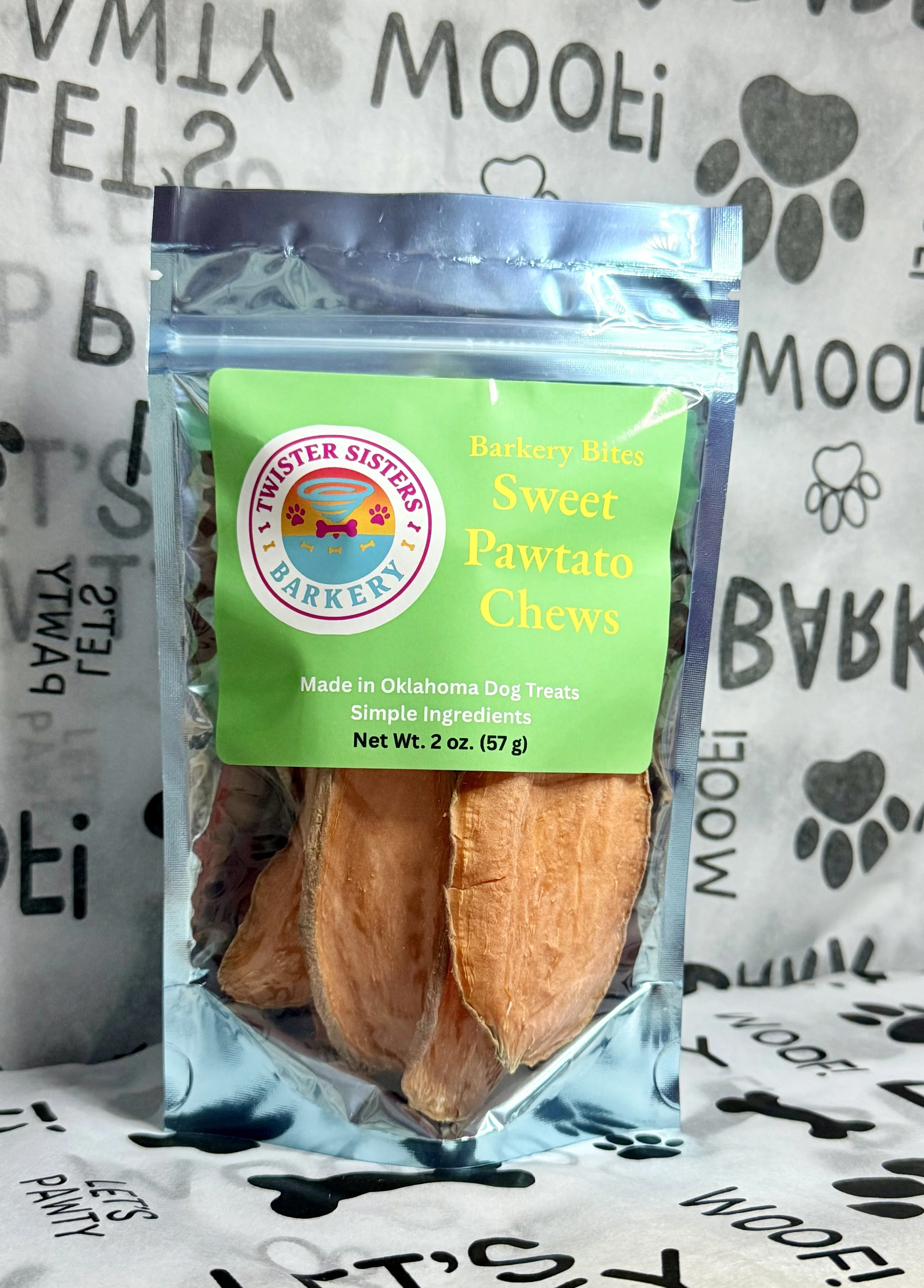 Sweet Pawtato Chew Barkery Bites