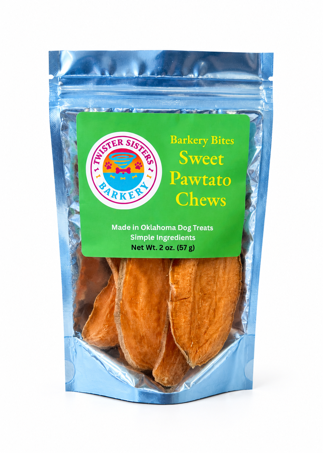 Sweet Pawtato Chew Barkery Bites
