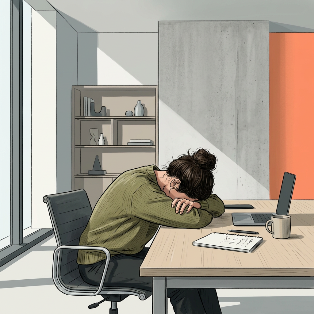 Alt Text: A startup leader practicing somatic movement and breathwork to manage founder burnout and build resilience during executive coaching