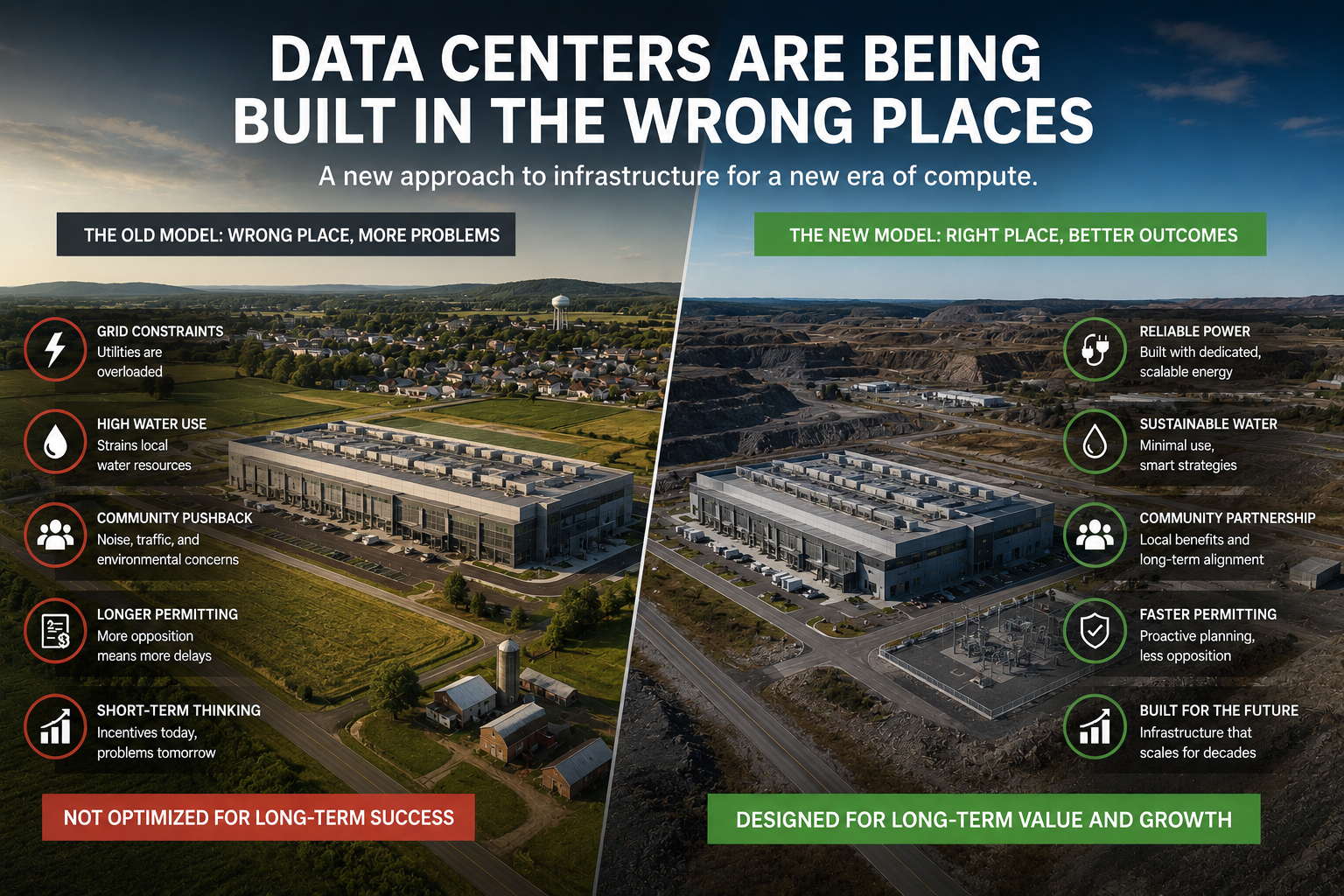 Why Data Centers Are Being Built in the Wrong Places