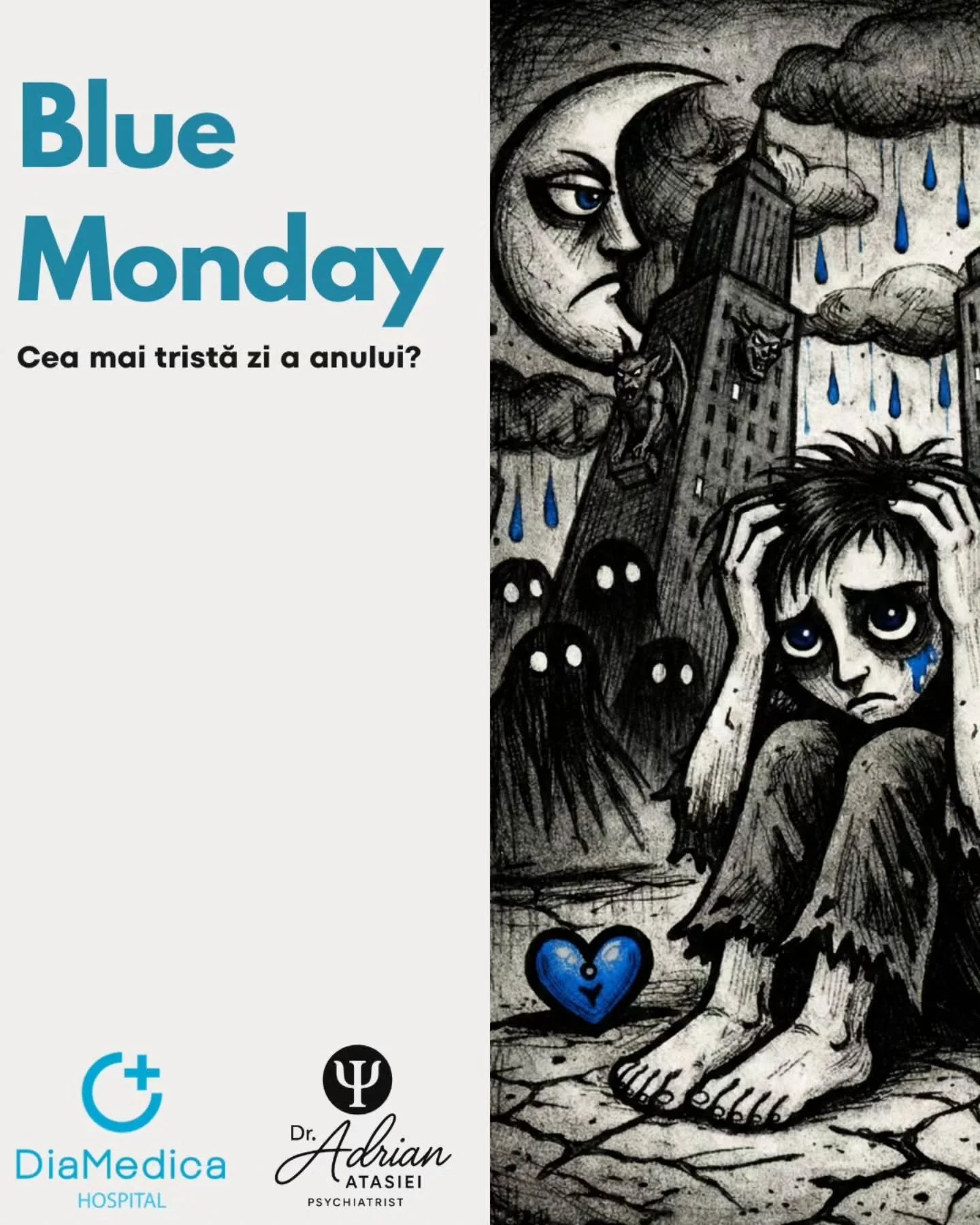 Dacă te-ai trezit azi simțind că tragi de tine, internetul o să-ți spună că e din cauza Blue Monday &ndash; &bdquo;cea mai tristă zi din an&rdquo;.

​Adevărul? Blue Monday e doar o formulă de marketing inventată &icirc;n 2005 pentru a vinde vacanțe. 