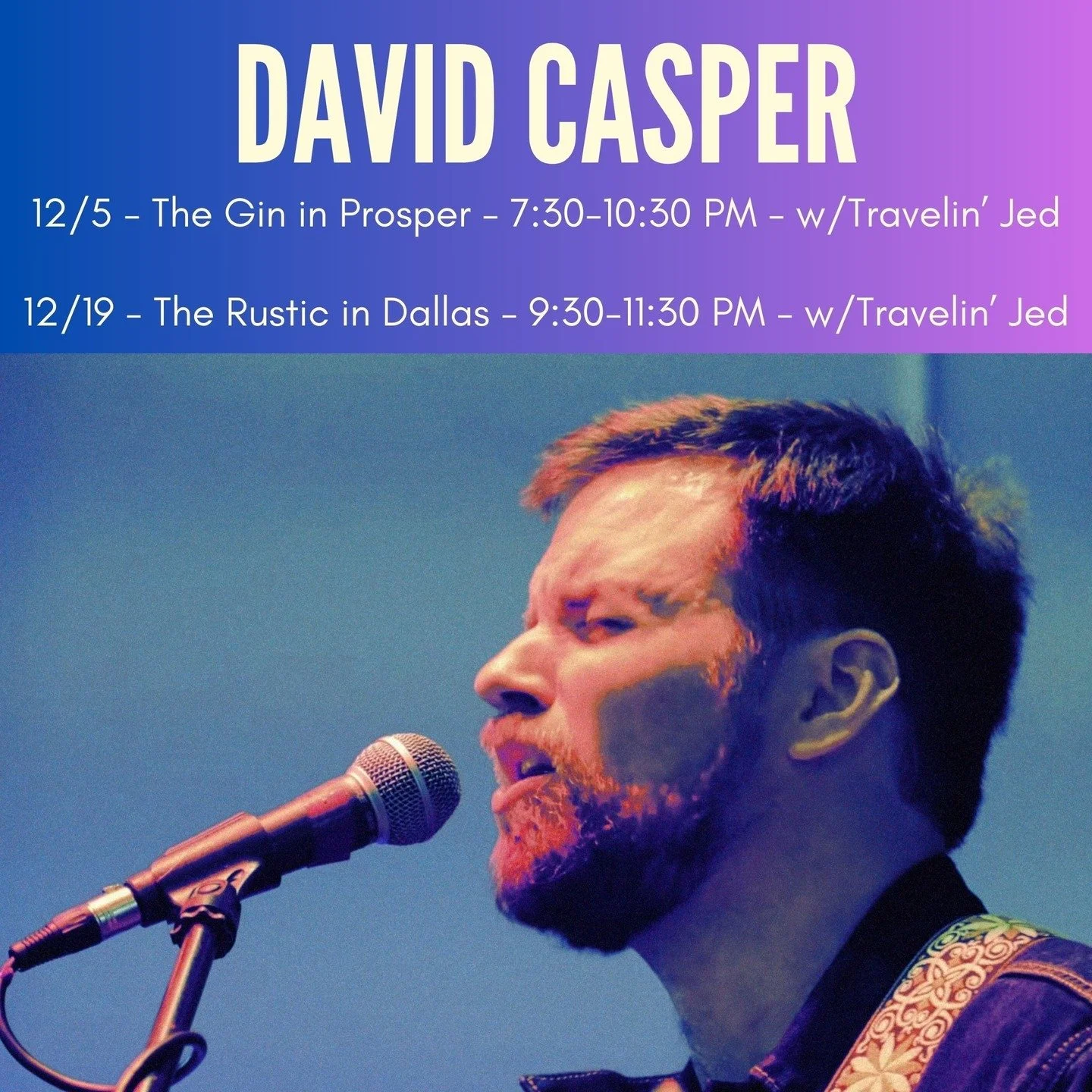 Come see me play with my band!