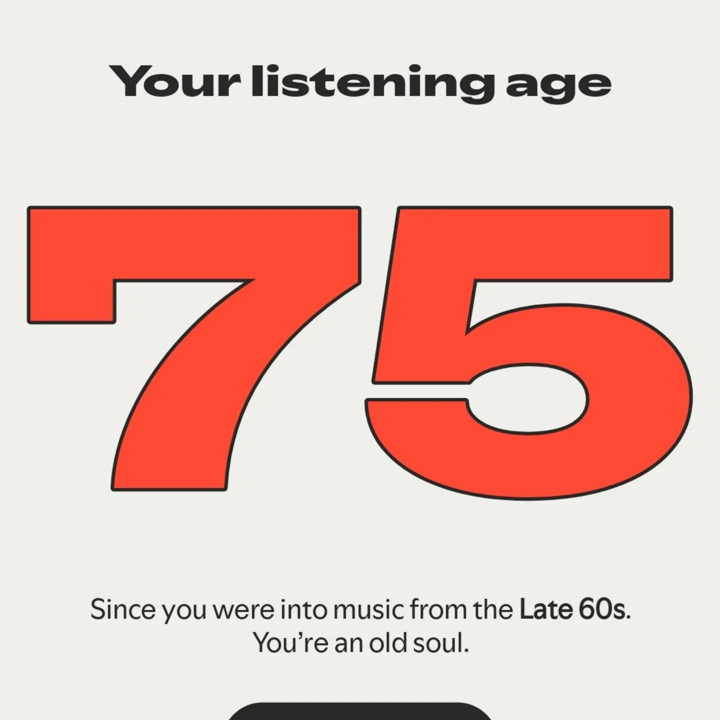 In case anyone was wondering about my Spotify Wrapped.