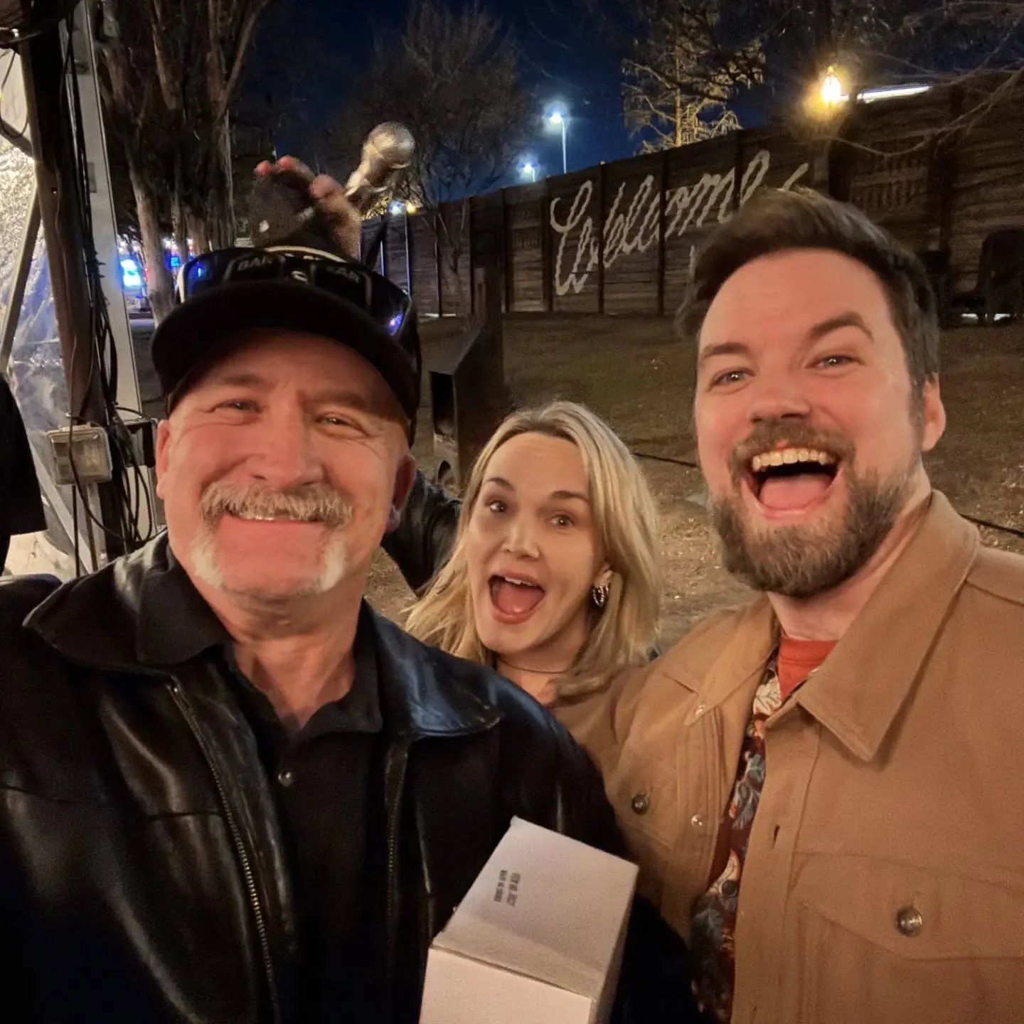 Got the #2 spot in a goofy team building songwriting competition tonight, and my new buddy @arynmichelle got #1! @therusticdallas