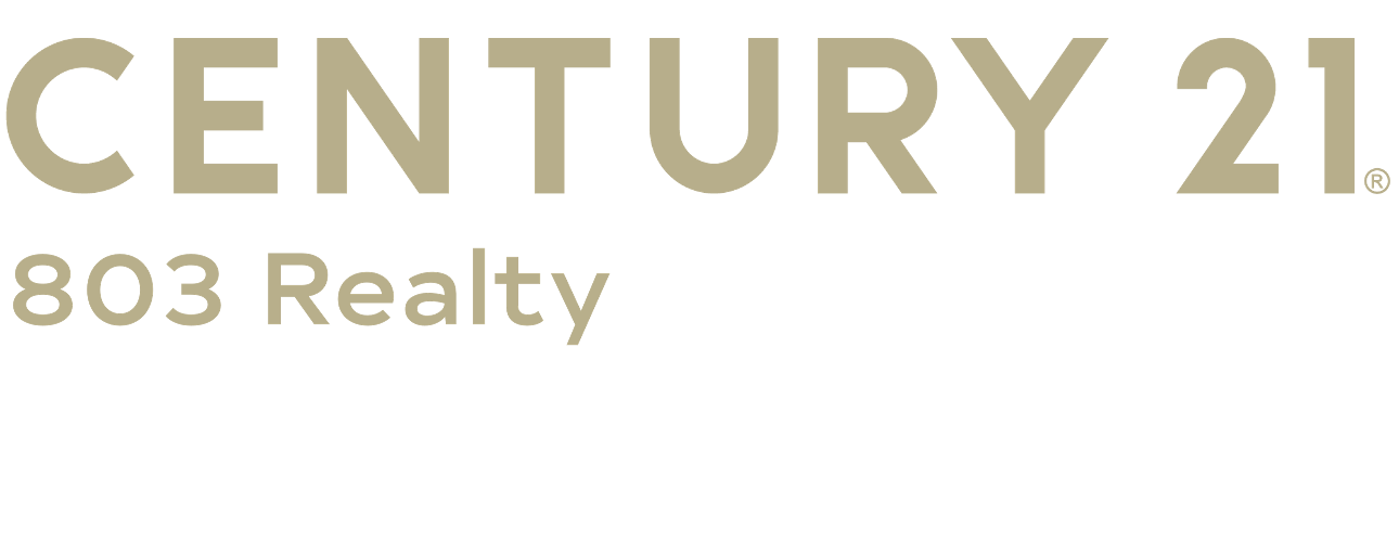 Century 21 Realty logo with the text '803 Realty' underneath.