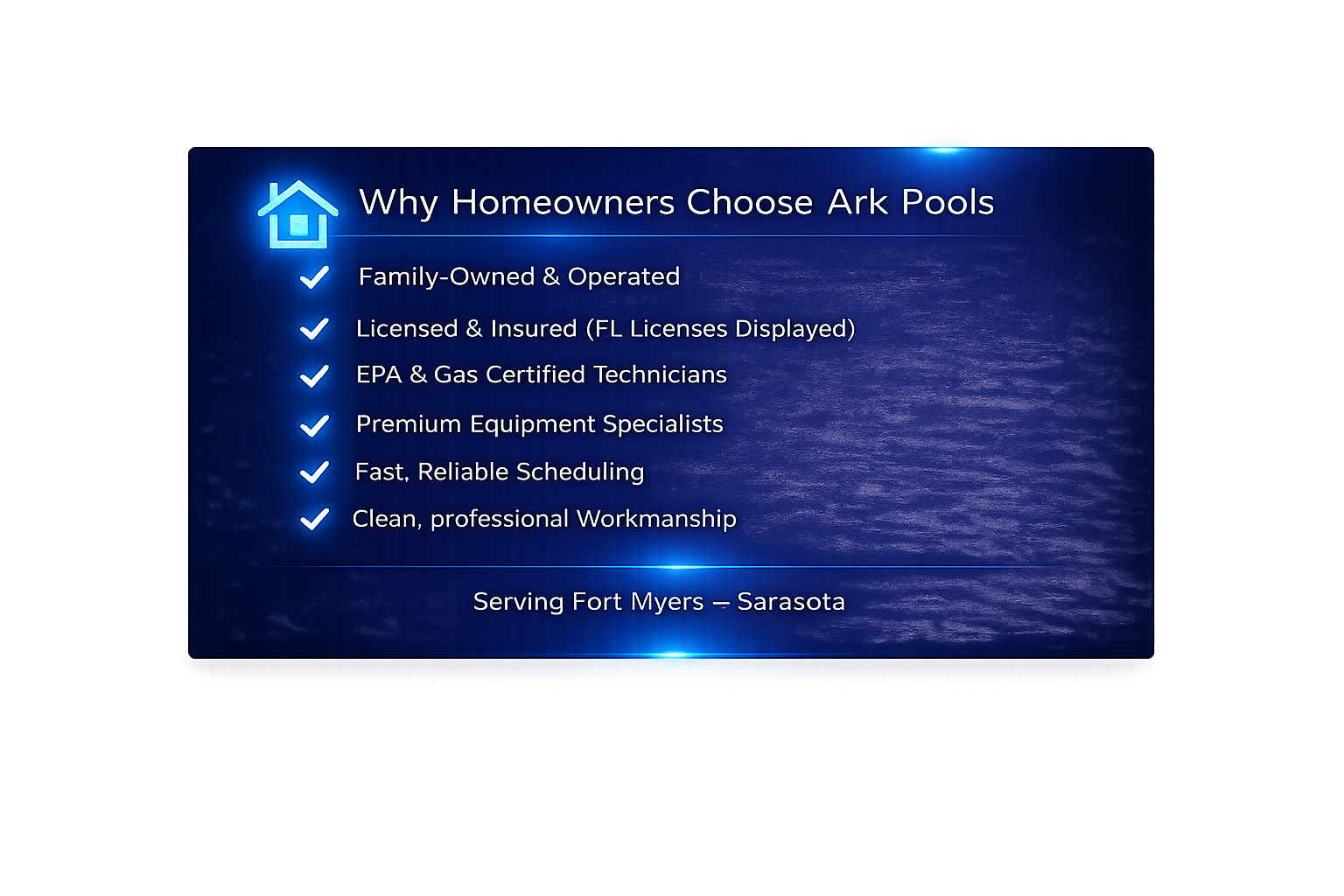 Pool filter repair and replacement services in Sarasota and Charlotte County Florida by Ark Pools