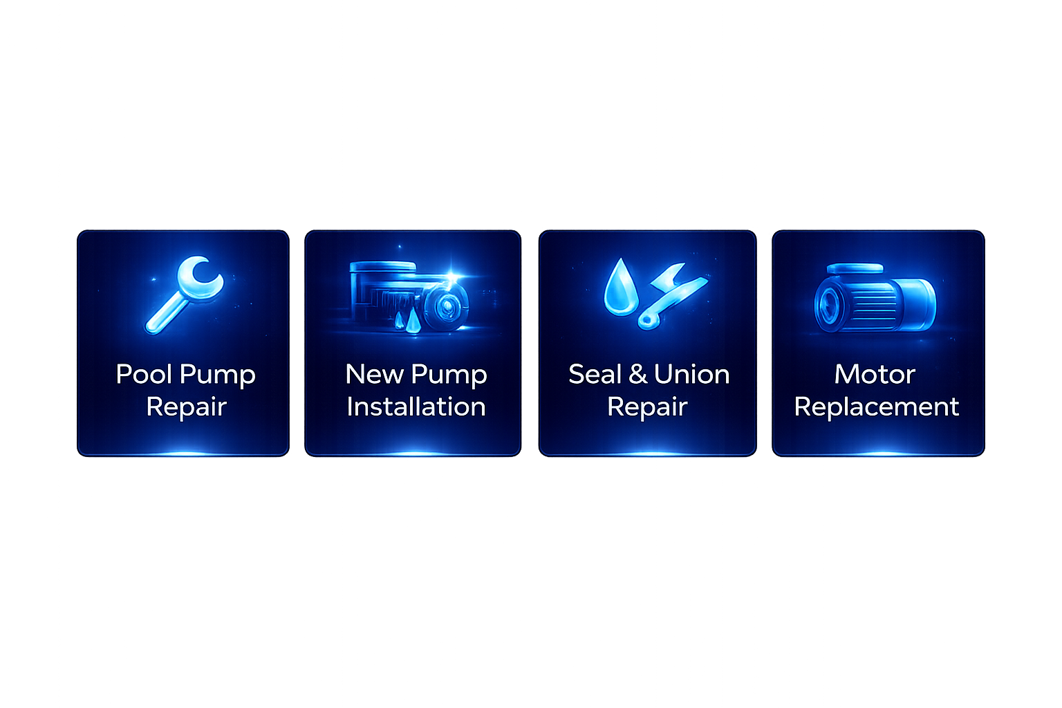 Pool pump repair and installation services in Sarasota Florida including seal repairs and new pump installation by Ark Pools