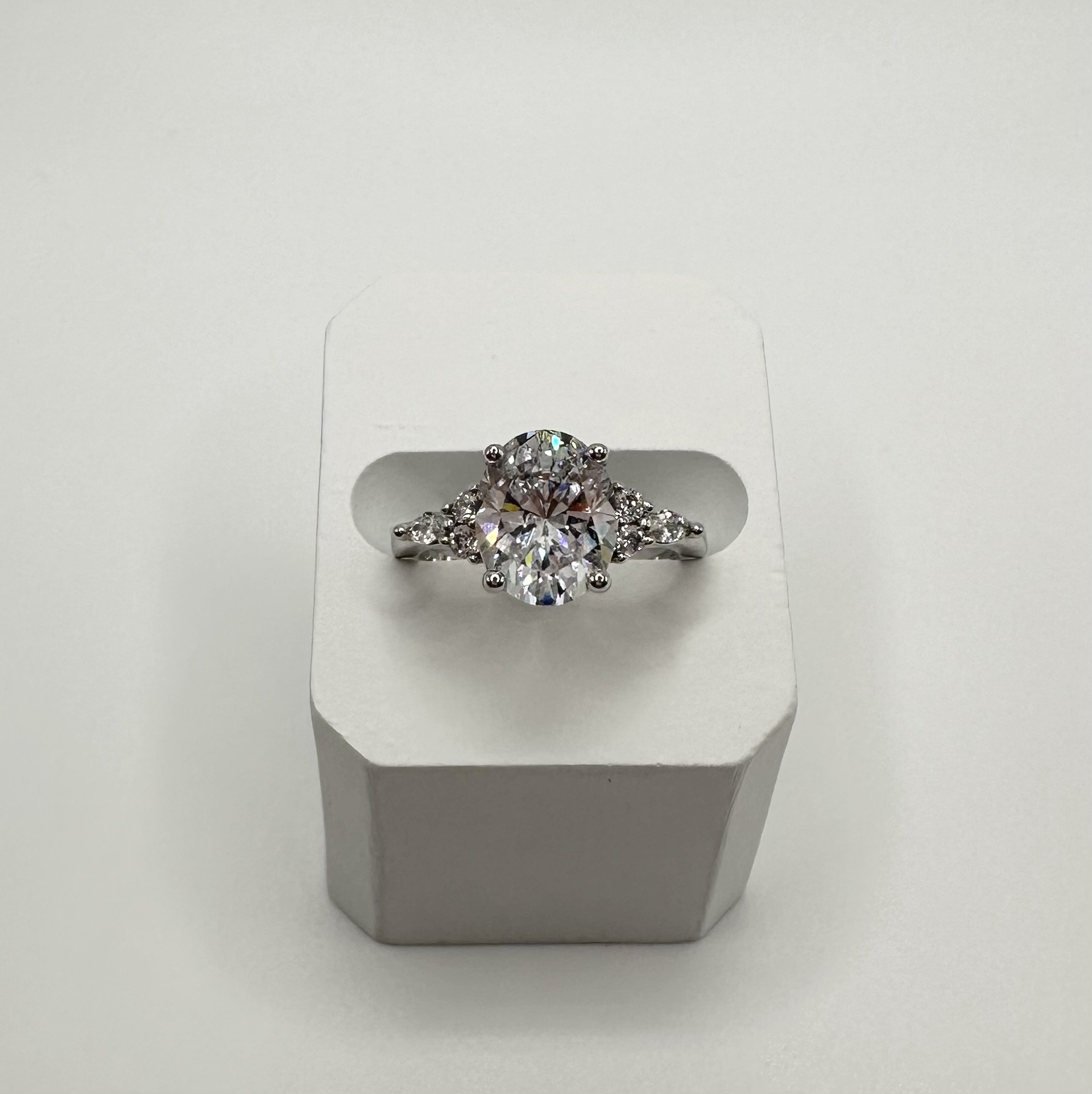 Oval Diamond Engagement Ring