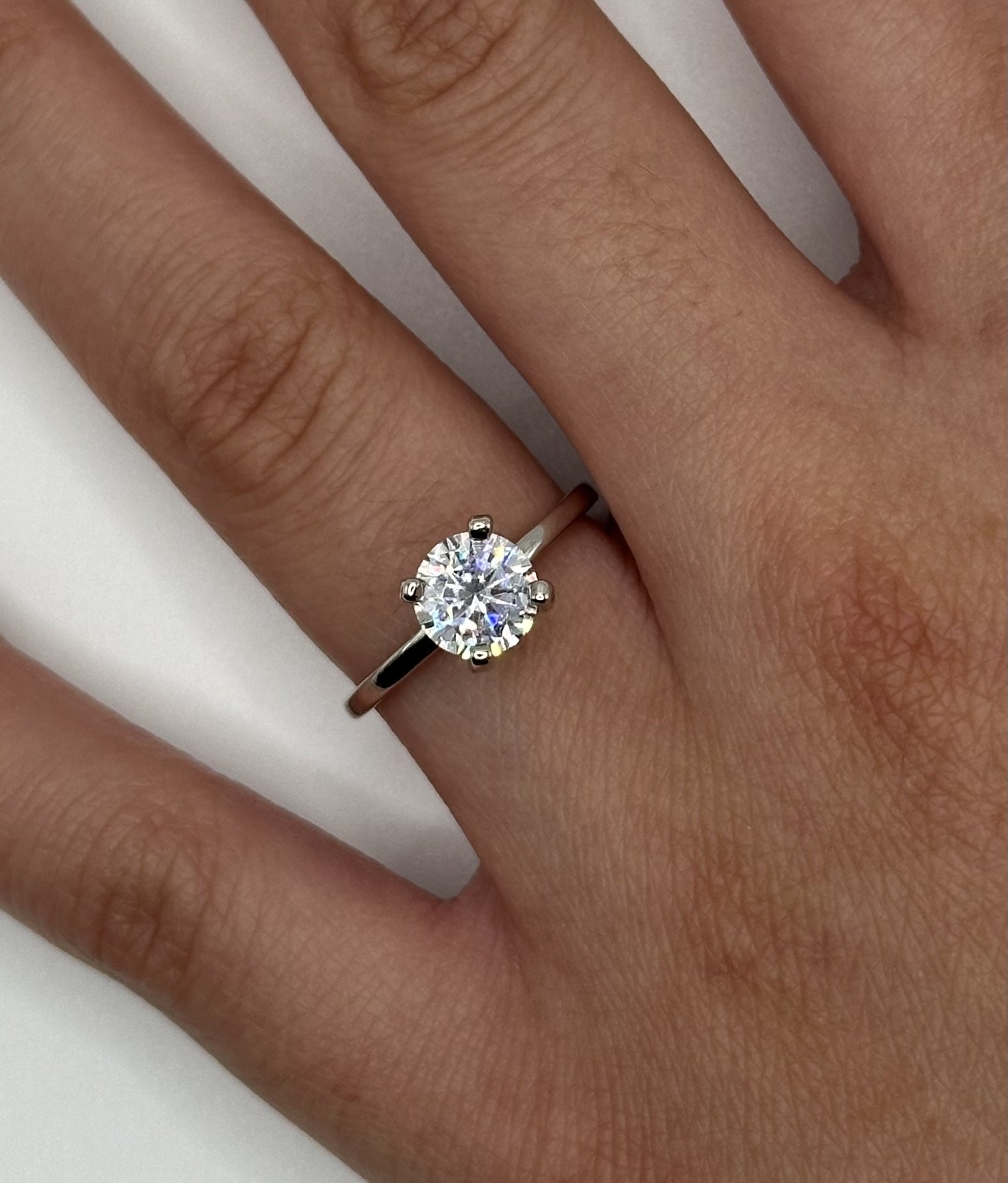 Round Diamond Solitaire Engagement Ring
