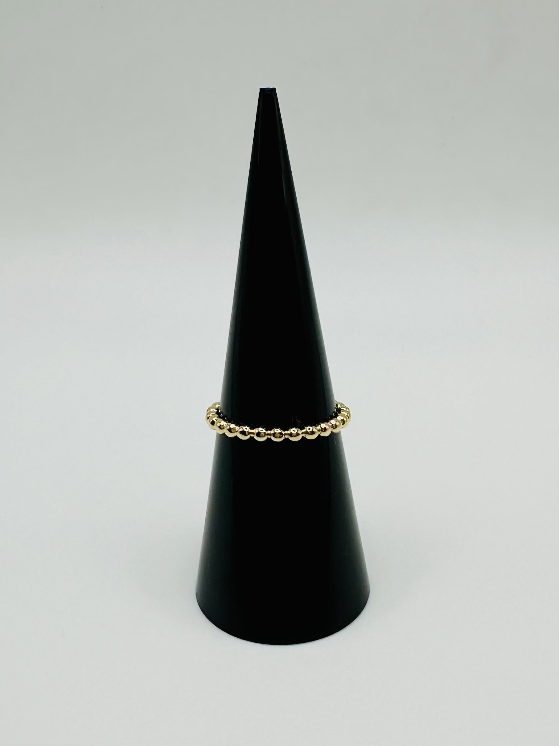 Gold Beaded Ring