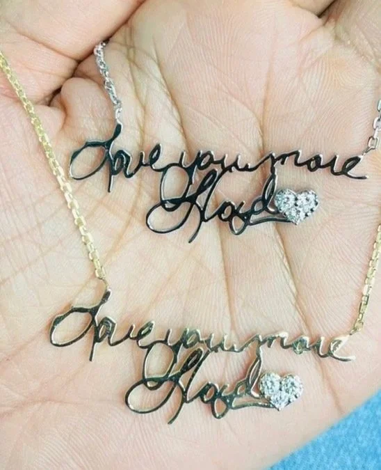 Handwritten Necklace