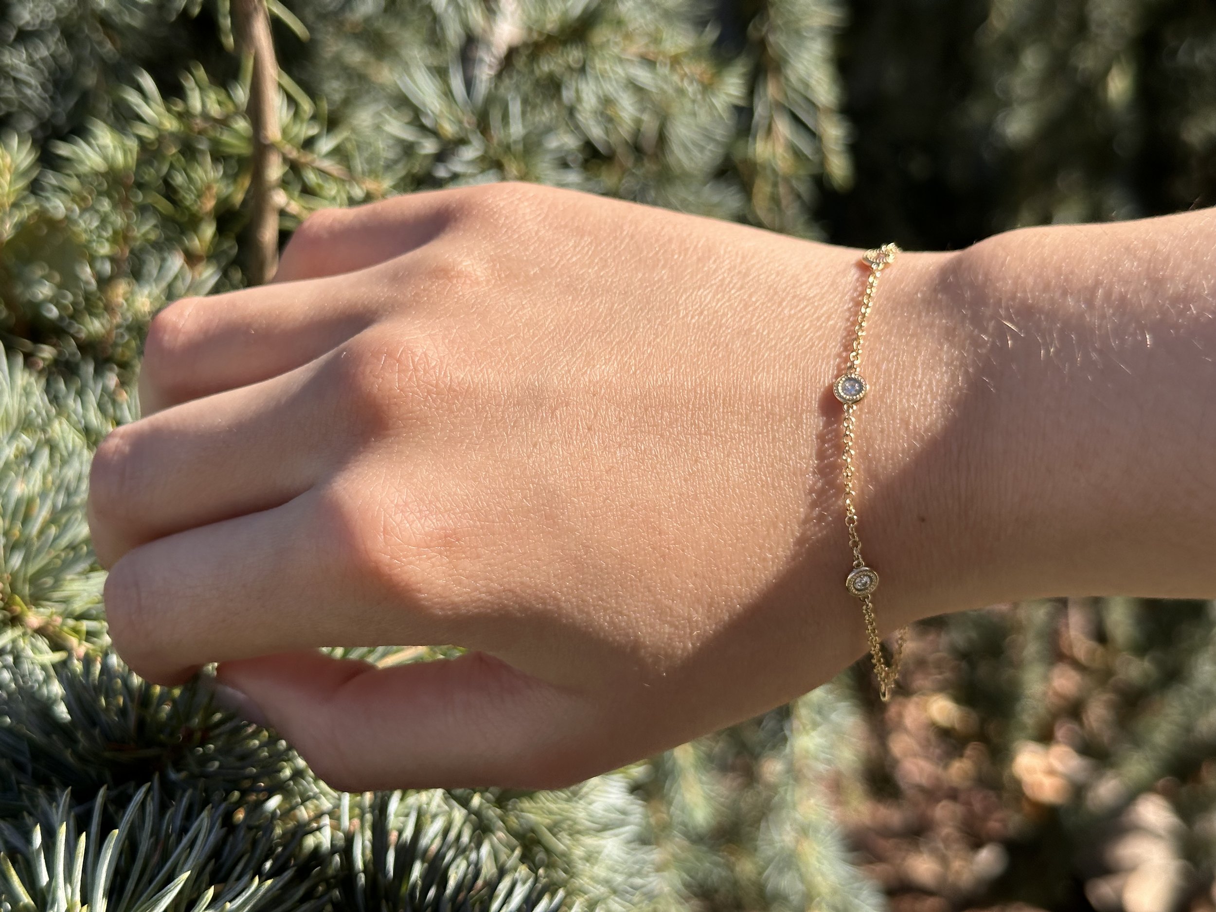 5 Diamonds By The Yard Bracelet