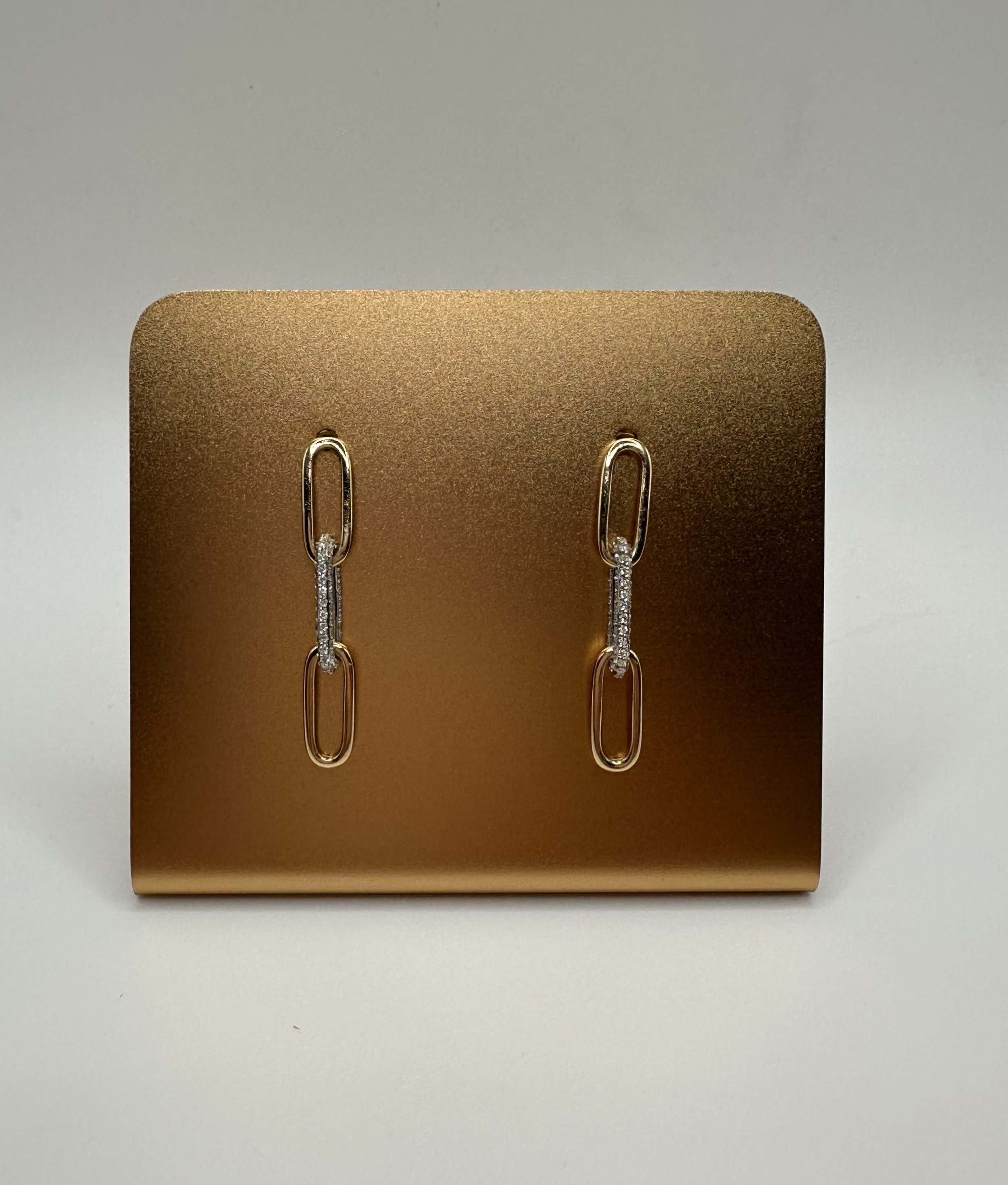 Solid Paperclip Drop Studs