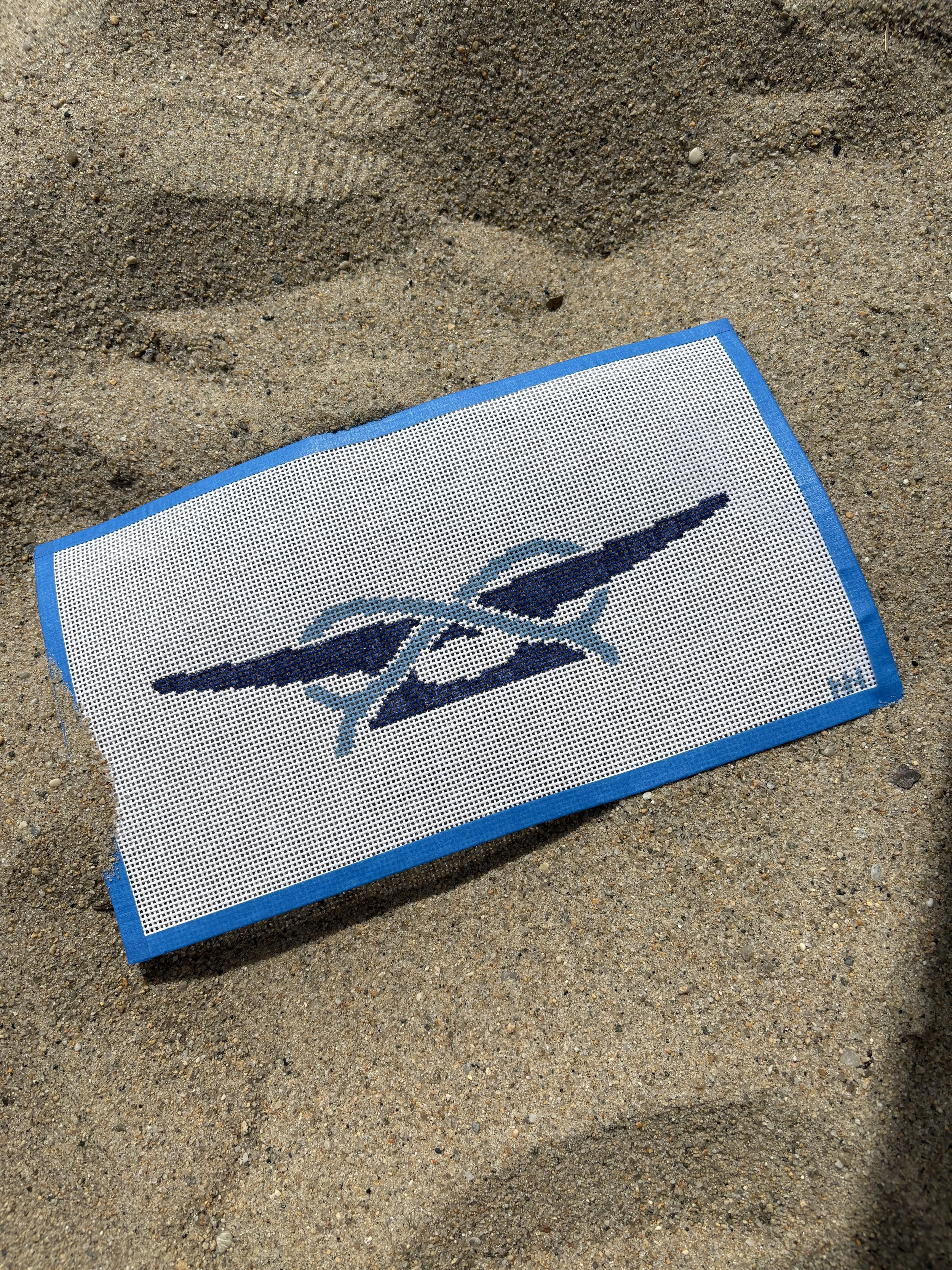 Cleat & Rope Needlepoint Canvas