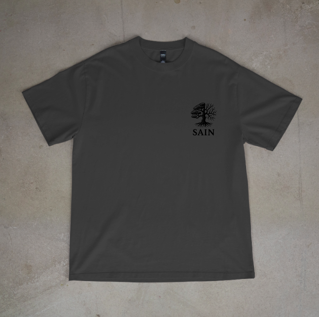 THE LOGO TEE | WASHED CHARCOAL (PRE-SALE)