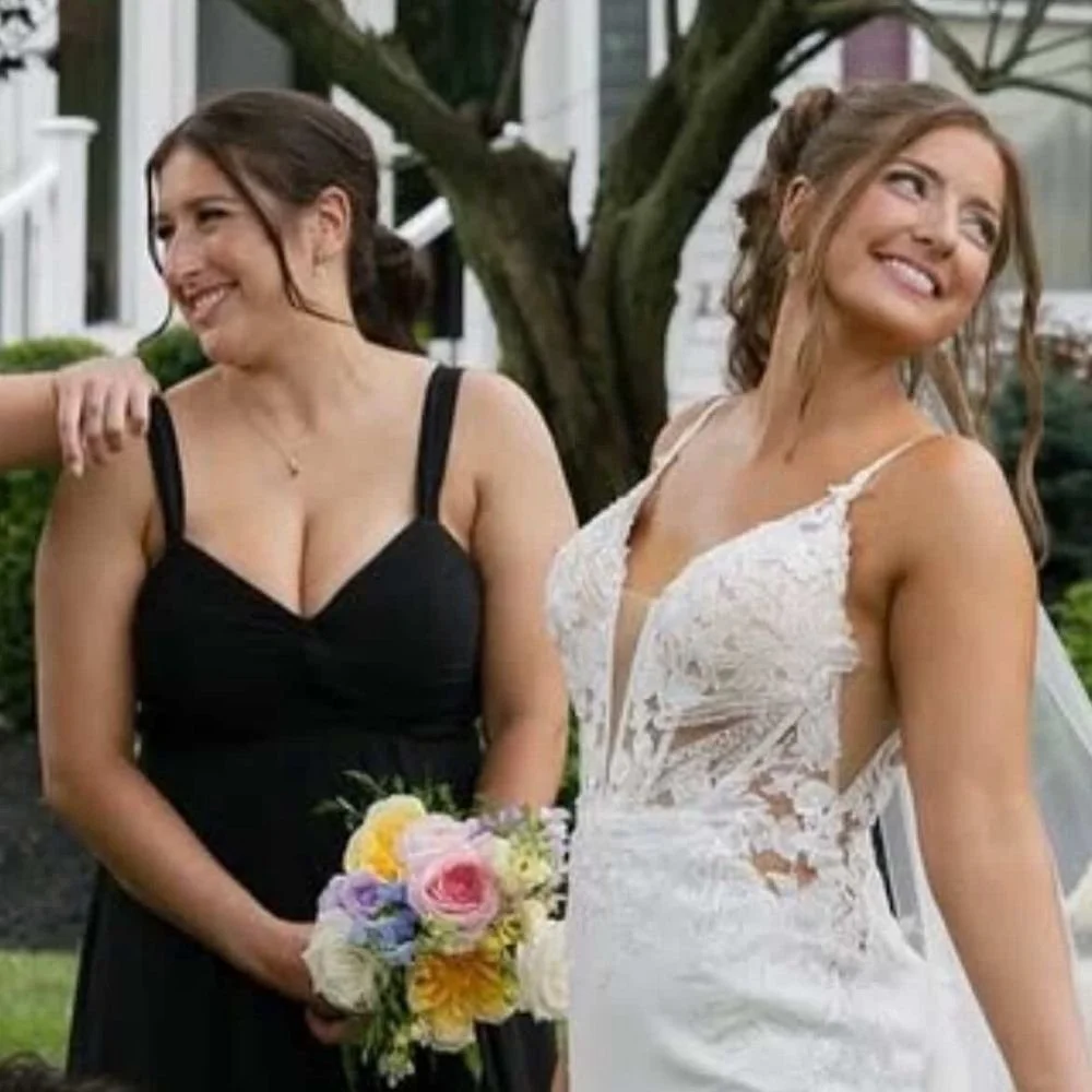 Bride and a member of her bridal party