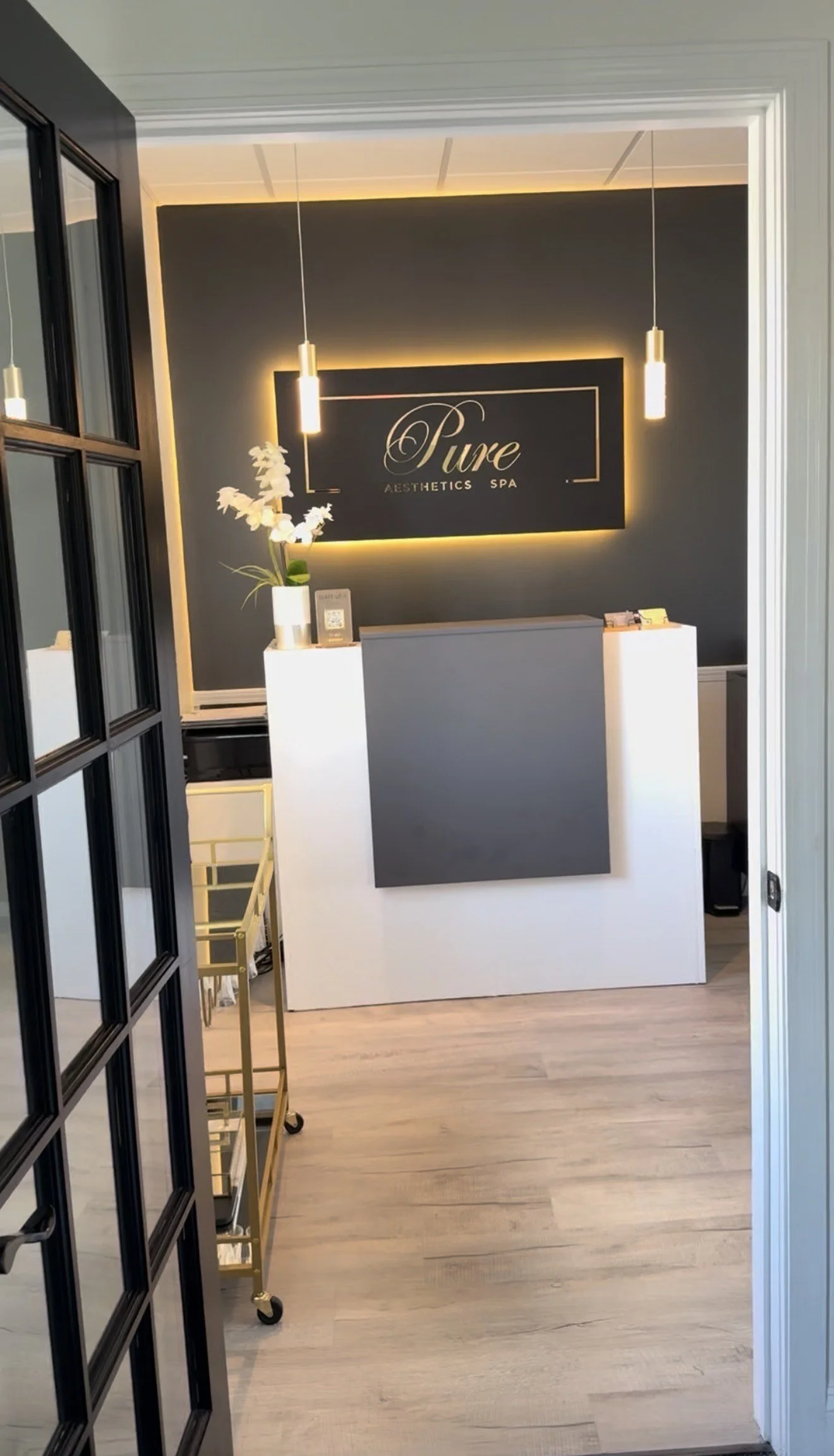 Inside Pure Aesthetics Spa