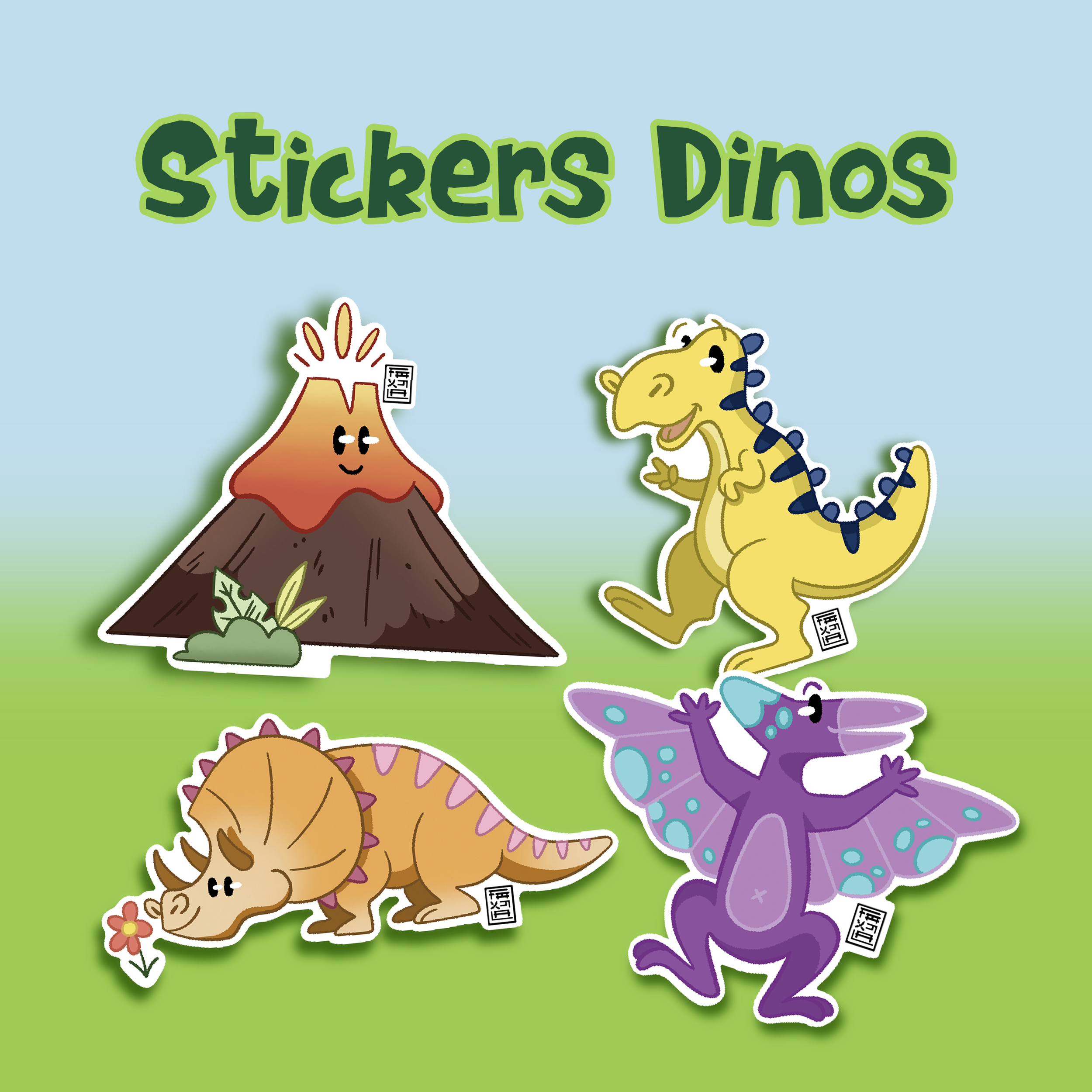 Stickers Dinosaures