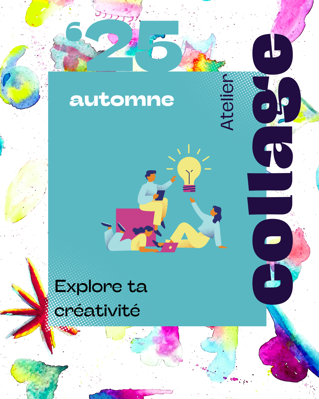 Atelier collage – Moi, hier, aujourd’hui et demain