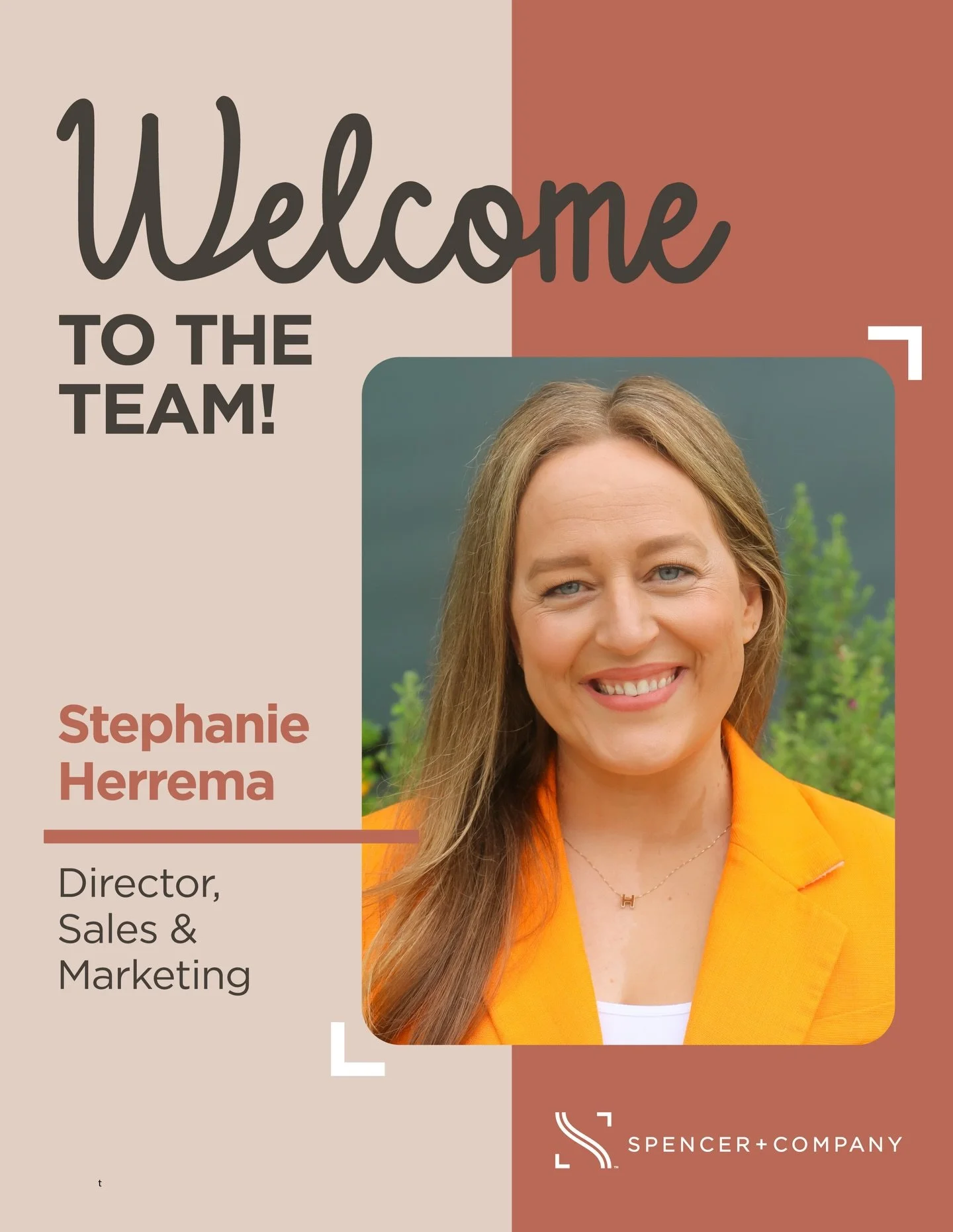 🎉 We&rsquo;re excited to welcome Stephanie Herrema to the Spencer + Company team as Director of Sales &amp; Marketing!&nbsp;
&nbsp;
Stephanie brings 7&nbsp;years of experience in the furniture industry and over a decade of experience working in busi