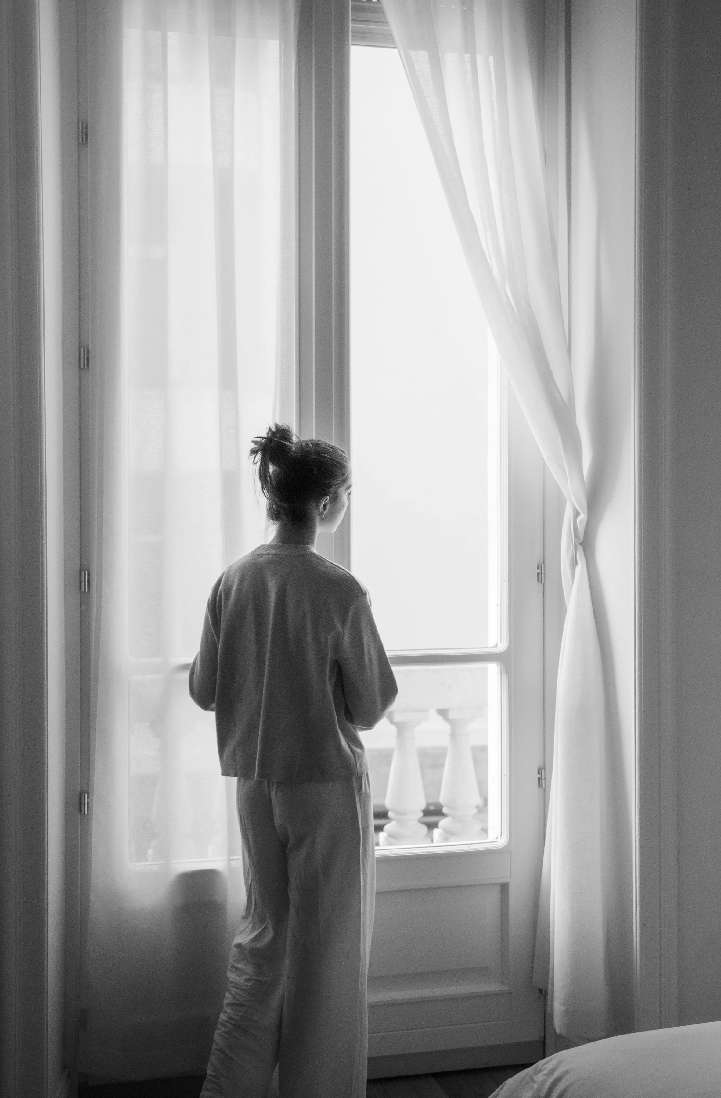 Woman experiencing emotional stress and grief related to infertility