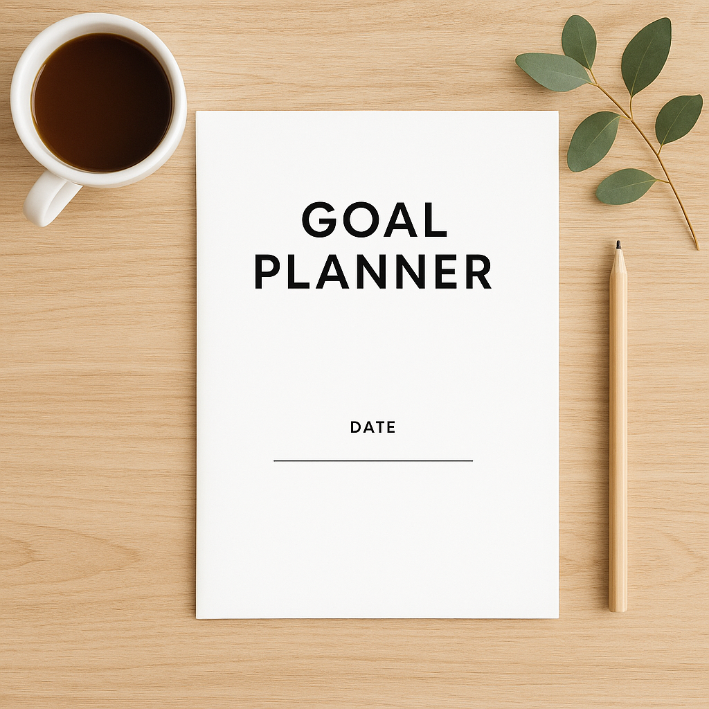 Goal Planner — Minimal Printable by Planners & Pixels