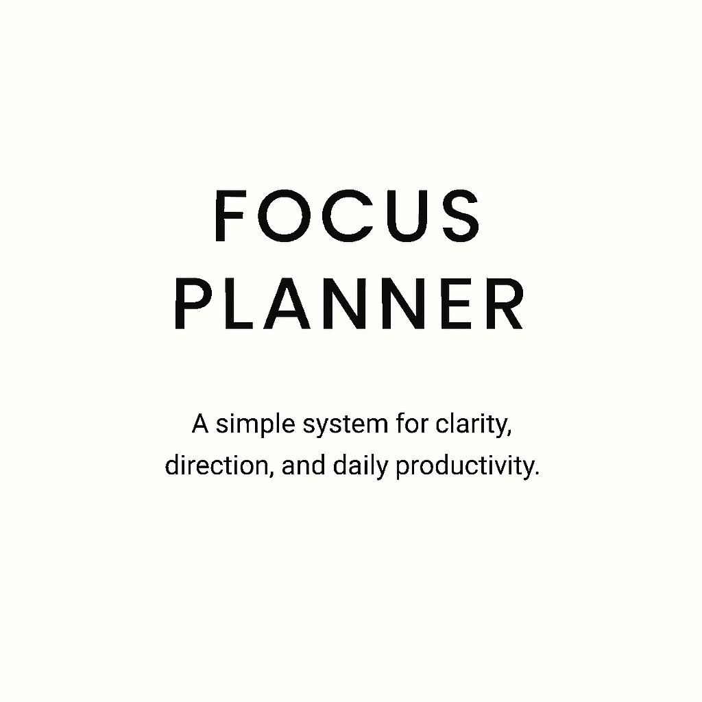 Focus Planner
