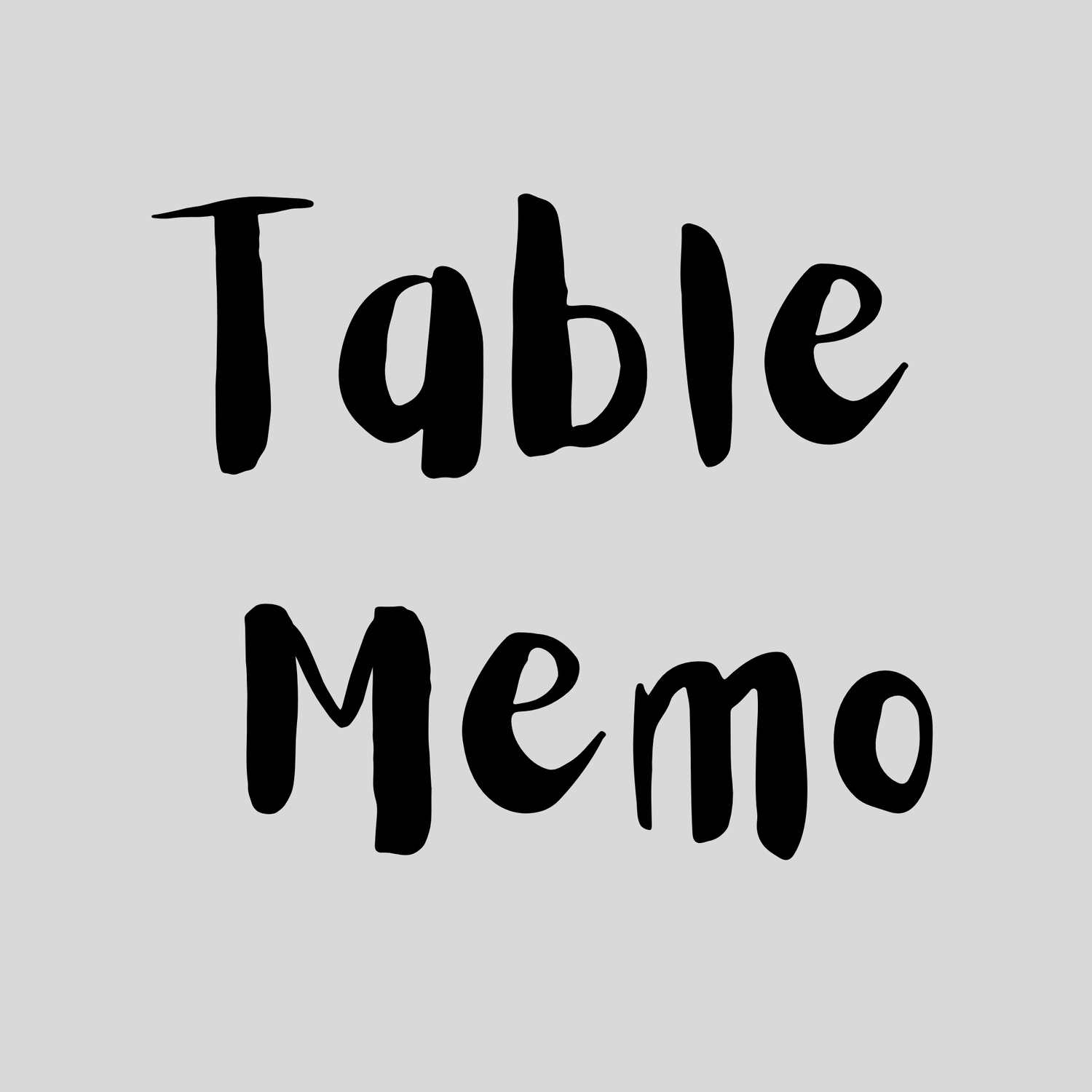 Table Memo
