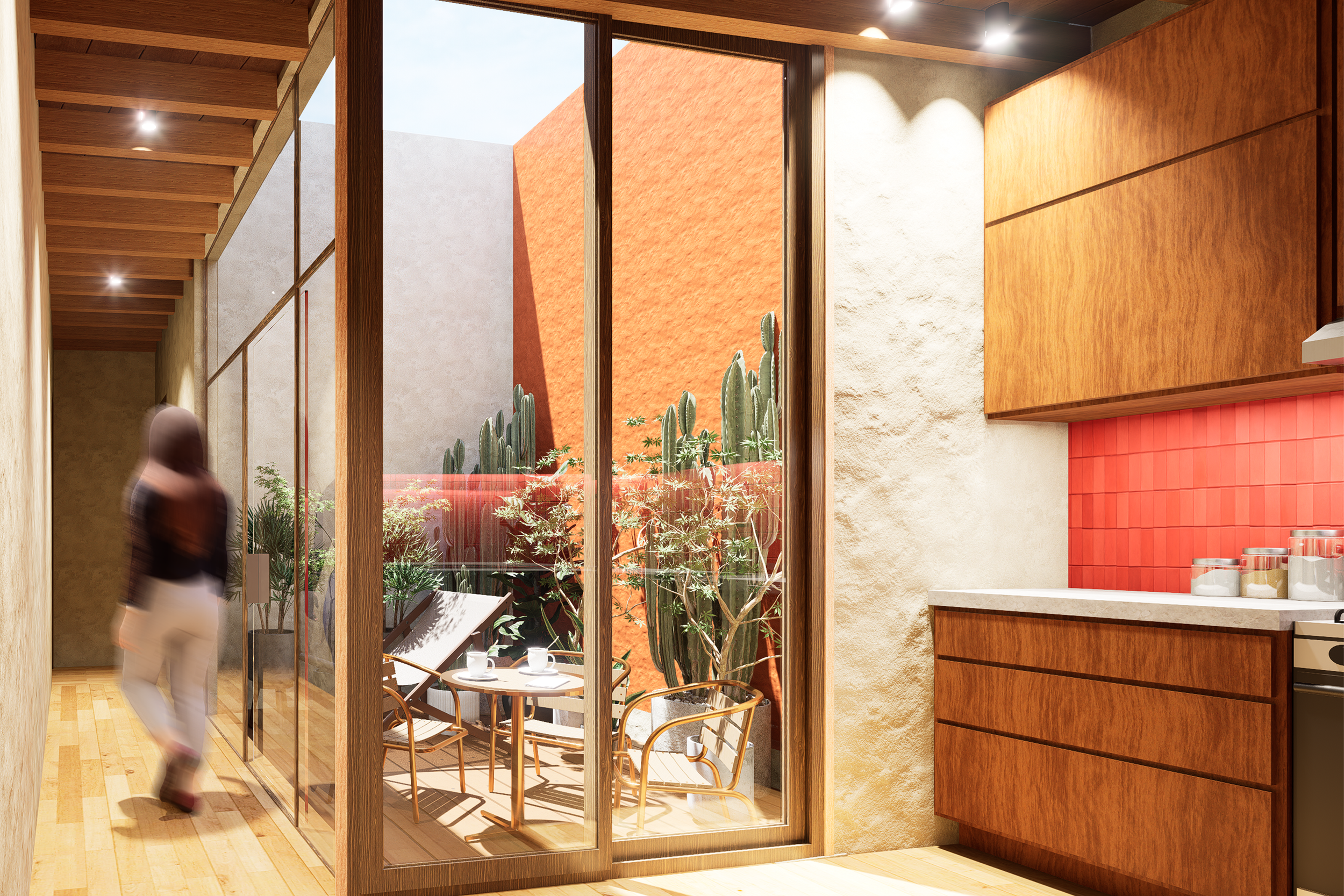 Intervención Terra - Cocina-patio
