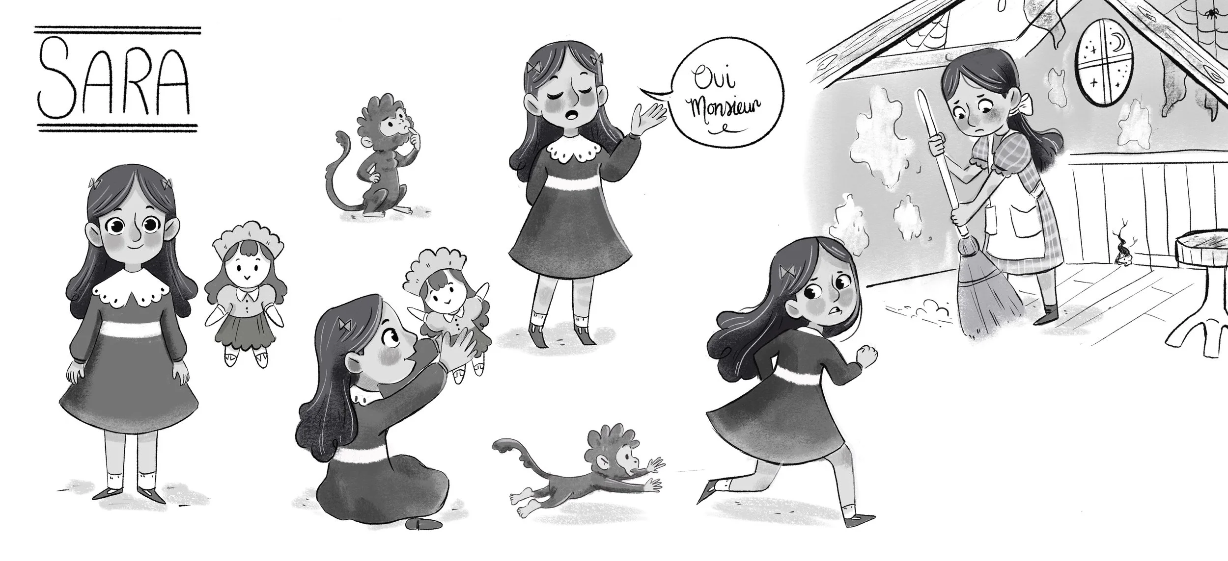 A Little Princess - character design