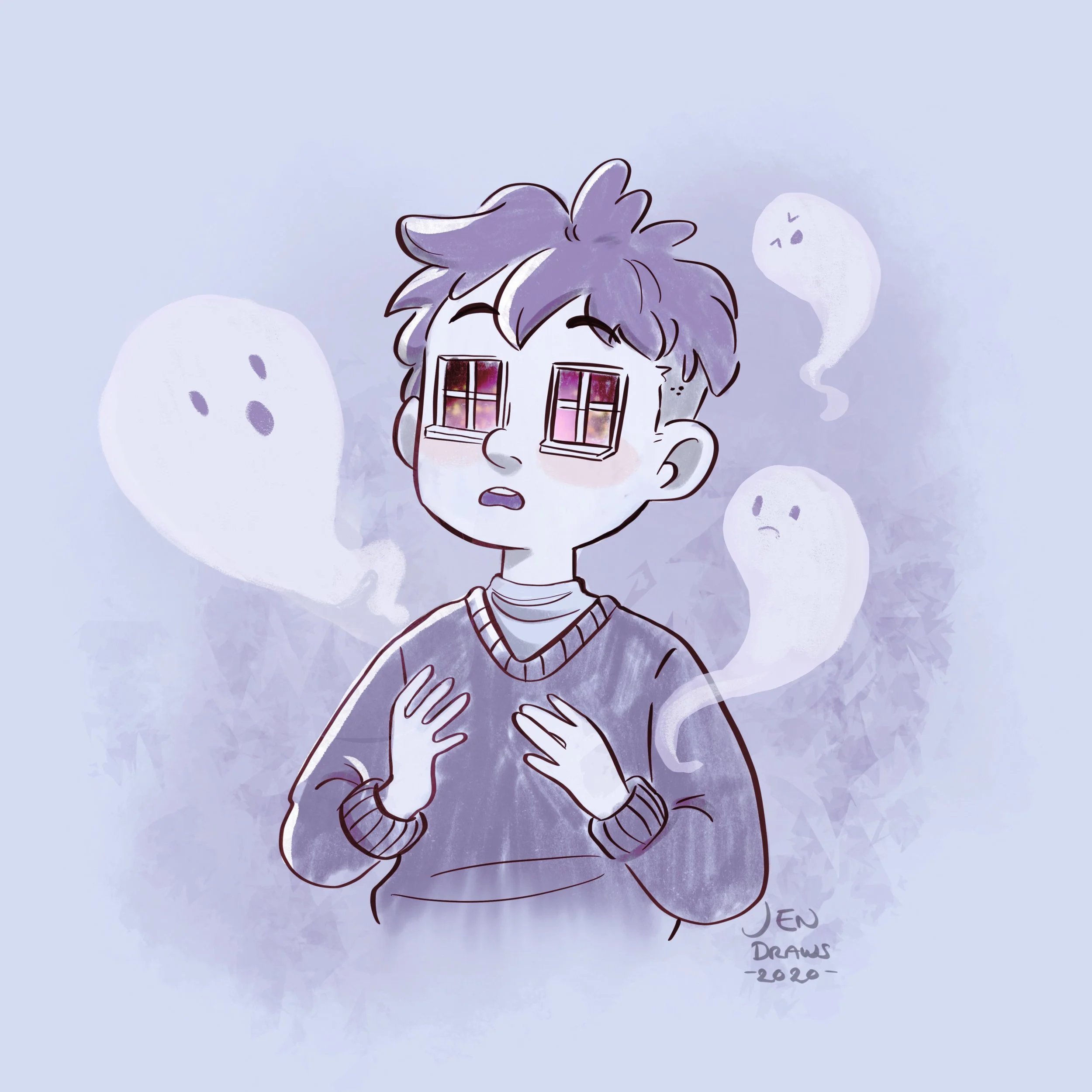 Eyes are the windows to the...ghosts