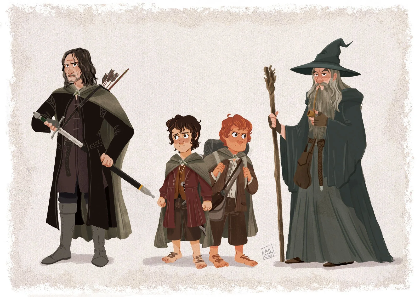 Lord of the Rings Character design