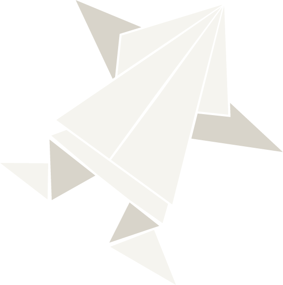 Illustration of a paper colored origami frog