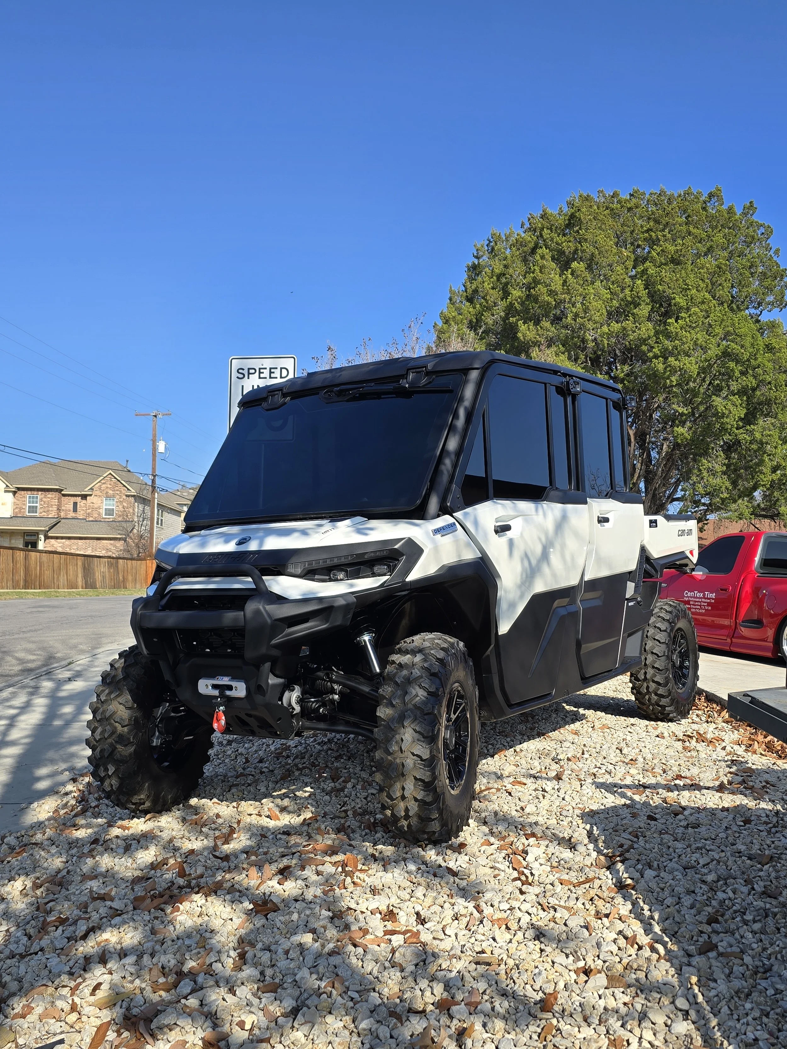 Can-Am Defender HD11 Ceramic Tint Tinted Windshield 50% Limo tint Rear Windows