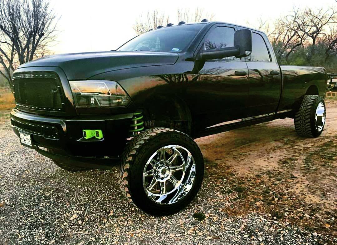 Lifted new dodge truck in black (Copy)