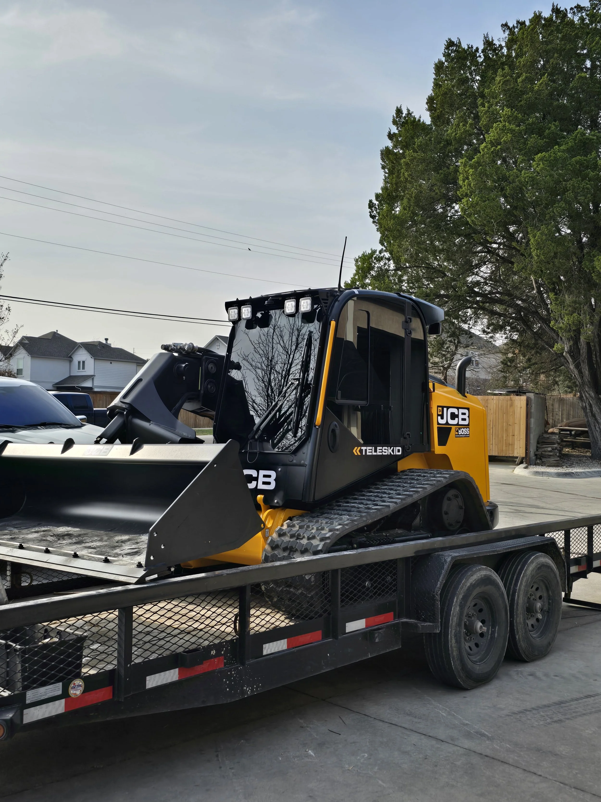 JCB Teleskid Window tint 20% Tinted Window Skid Steer