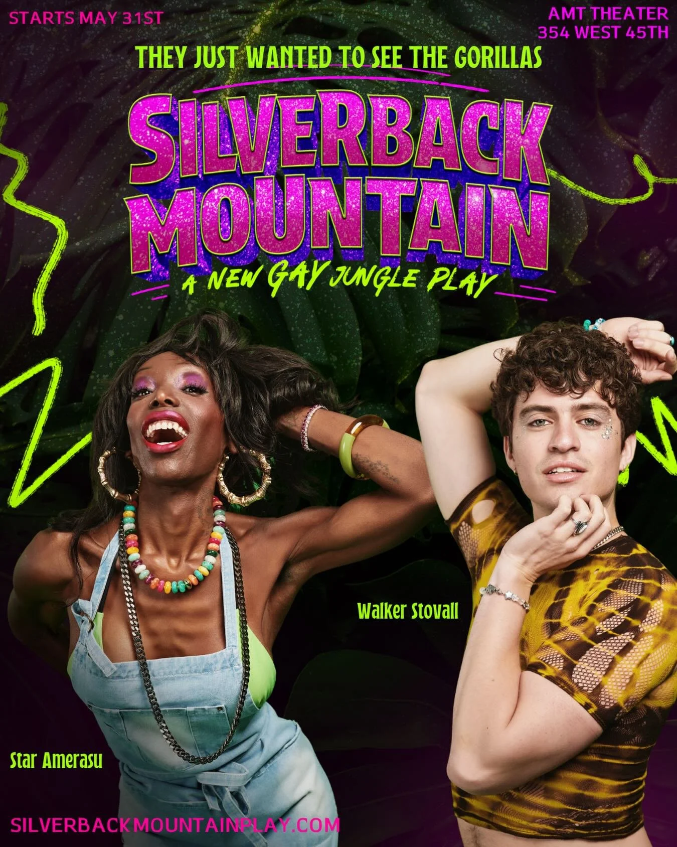 Meet Star Amerasu and Walker Stovall!

#silverbackmountain #lgbtqtheatre