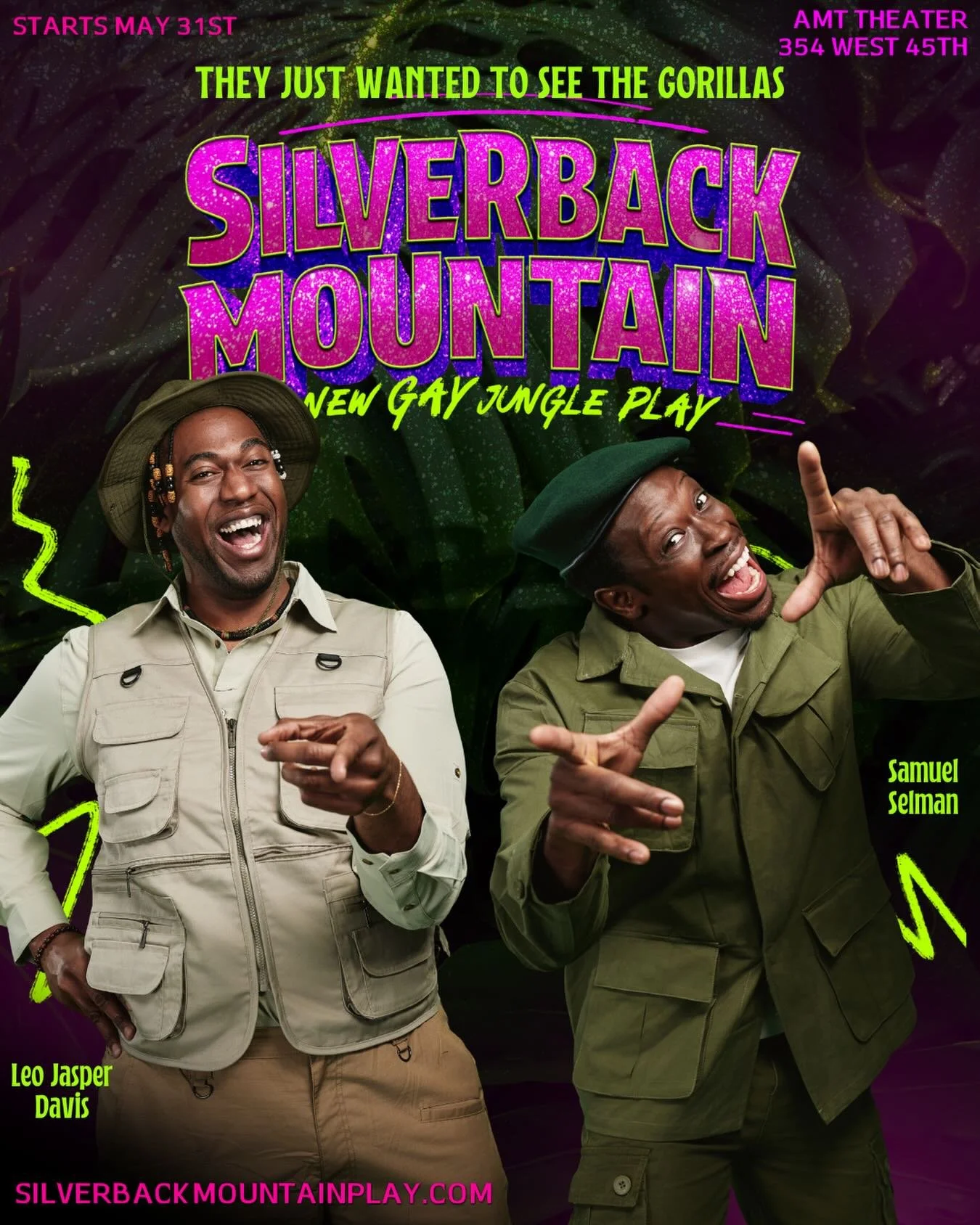 Meet Leo Jasper Davis as Mamadu and Samuel Selman as Mustafa!

Get your tickets for Silverback Mountain now - link in bio!

#silverbackmountain #offbroadway