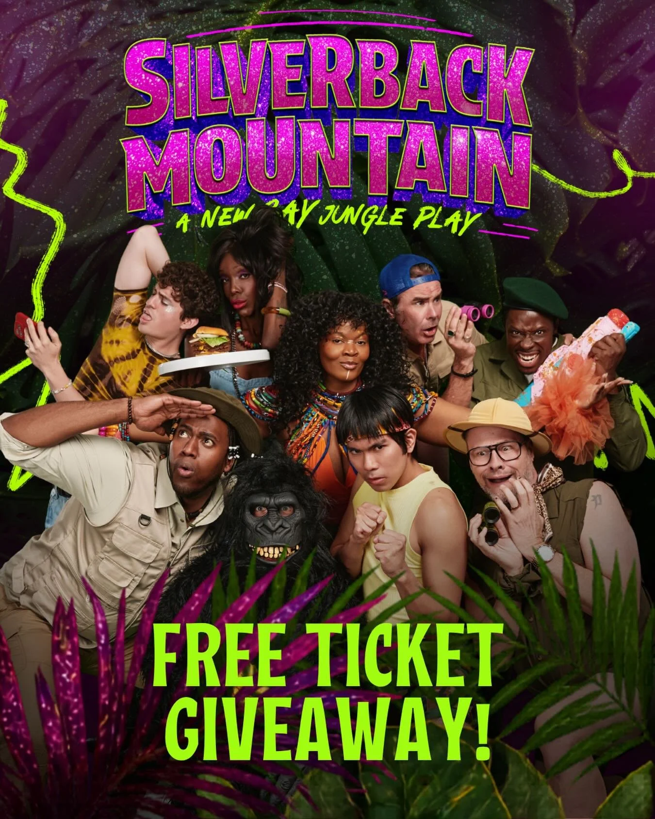 🎟️🌈 GIVEAWAY🎟️🌈

We&rsquo;re giving away FREE tickets for the next 7 DAYS to preview performances of Silverback Mountain!

To enter:
&bull; Follow @silverbackmountain
&bull; Like this post
&bull; Tag who you&rsquo;d bring with you in the comments