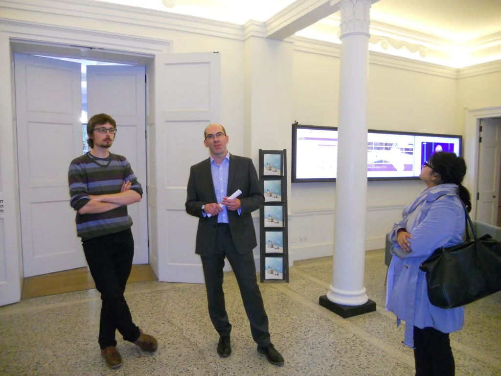 Tour Guides Pete Bass and Alex Sherratt&nbsp;