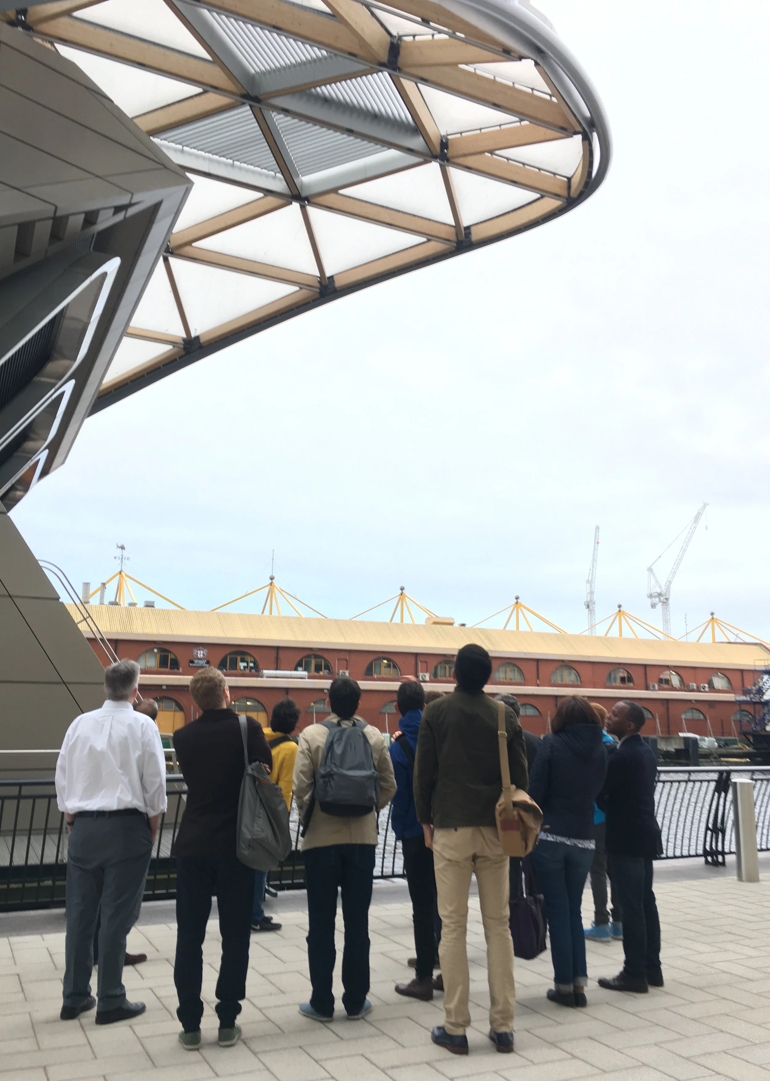 AIA UK Building Tour - Crossrail, Canary Wharf