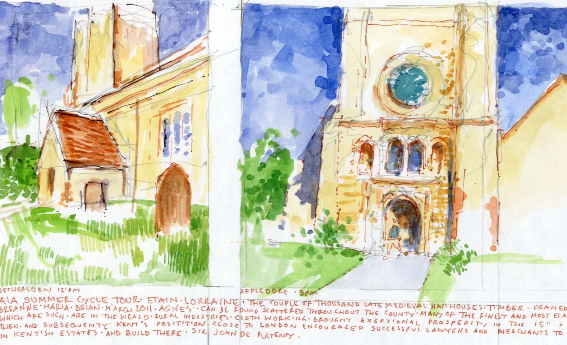 Sketch Credit: B O’Looney, RIBA