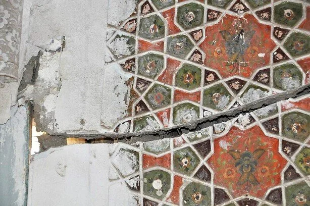 Detail from a Traditional House in the Old Jewish Mahallah of Bukhara