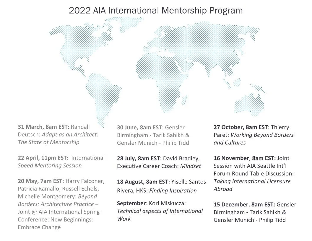 AIA Intl Emerging Professionals - Mentorship: Finding Inspiration