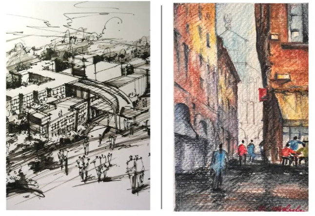 AIA UK Student Workshop Builds Core Drawing and Representation Skills