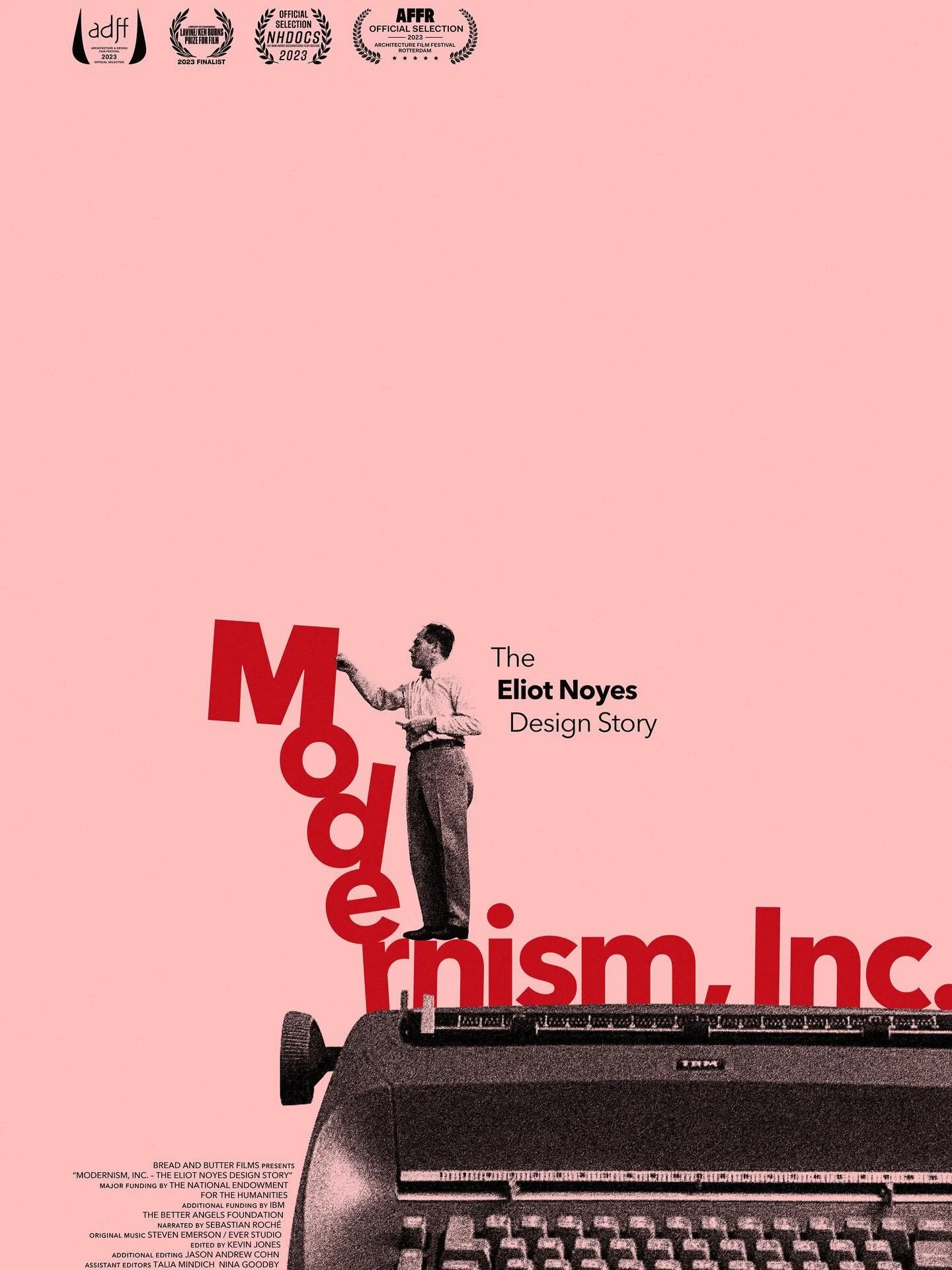Our popular Movie Nights continue on March 10 7:00pm with a screening of Modernism, Inc: The Eliot Noyes Design Story. 

When: Tuesday 10 March 2026, 7:00pm.
Venue: BFI Screening Room, 21 Stephen Street, London, W1T 1LN

CES Credits: Estimated 1.5 LU