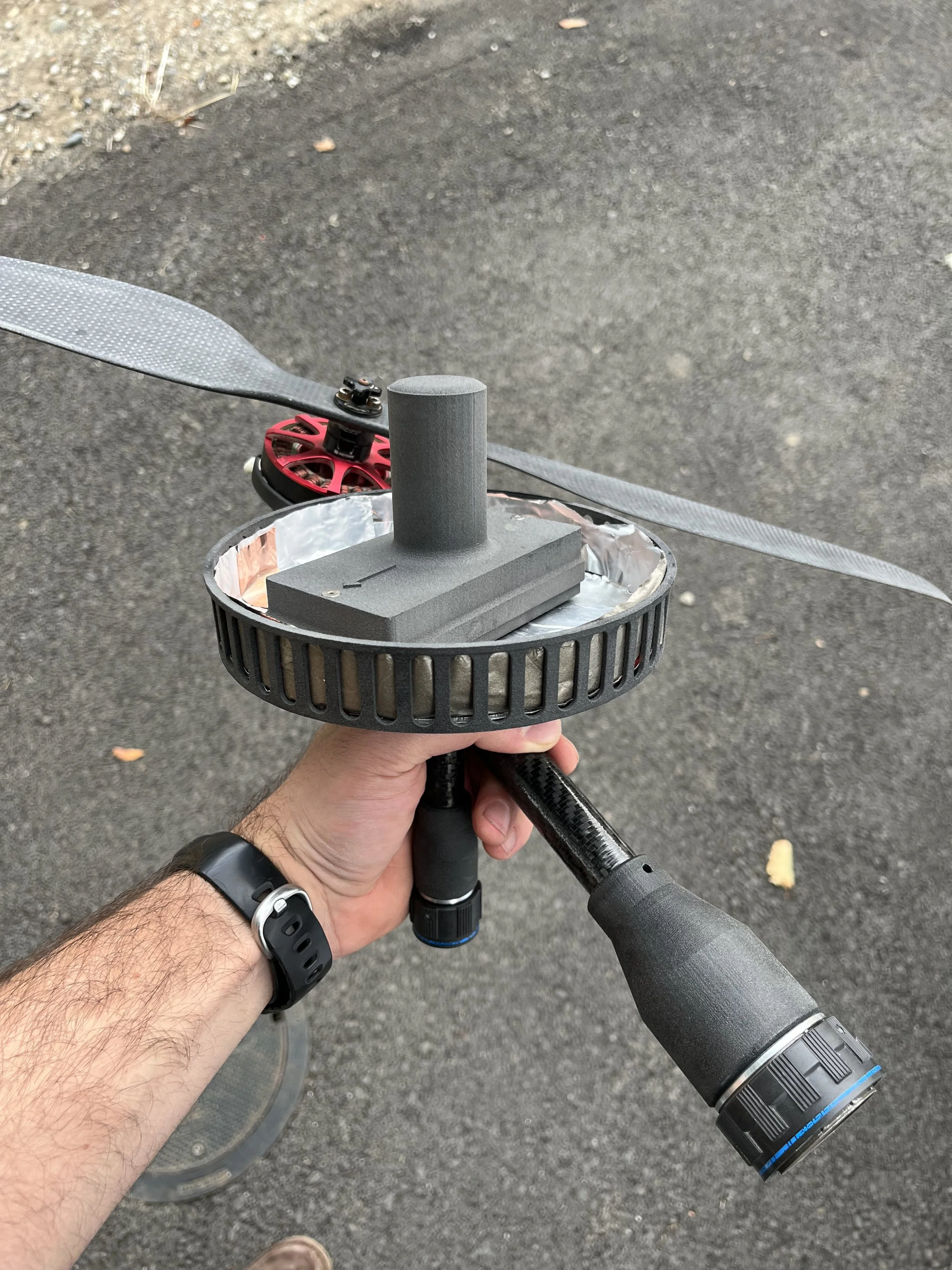 Drone Components in Disassembled State