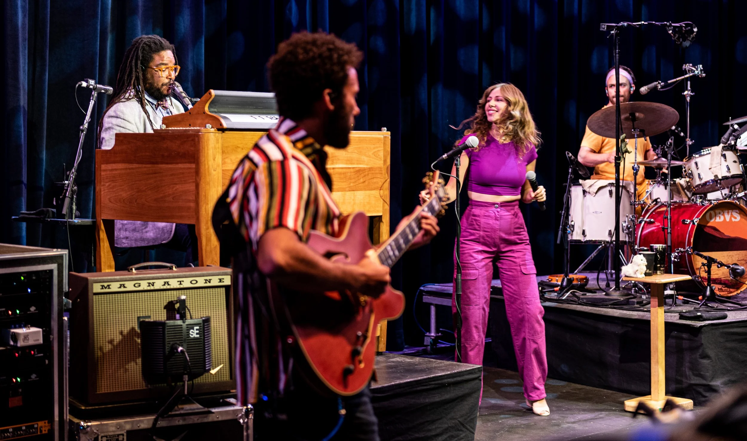 Lake Street Dive performing on stage at The Umbrella Arts Center