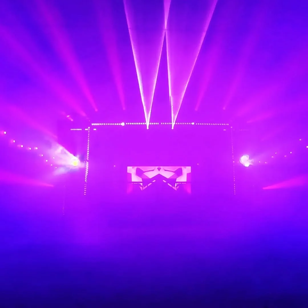 stage #1 on lock. huge thanks to @zealr_presents for the massive party. 
☠️shout out to @ra.sound.hsd. they fit inside my stage plot like a glove, and had the place bumping all night.
☠️shout out @dj_acrylik, hooked us up with the trussing and was th