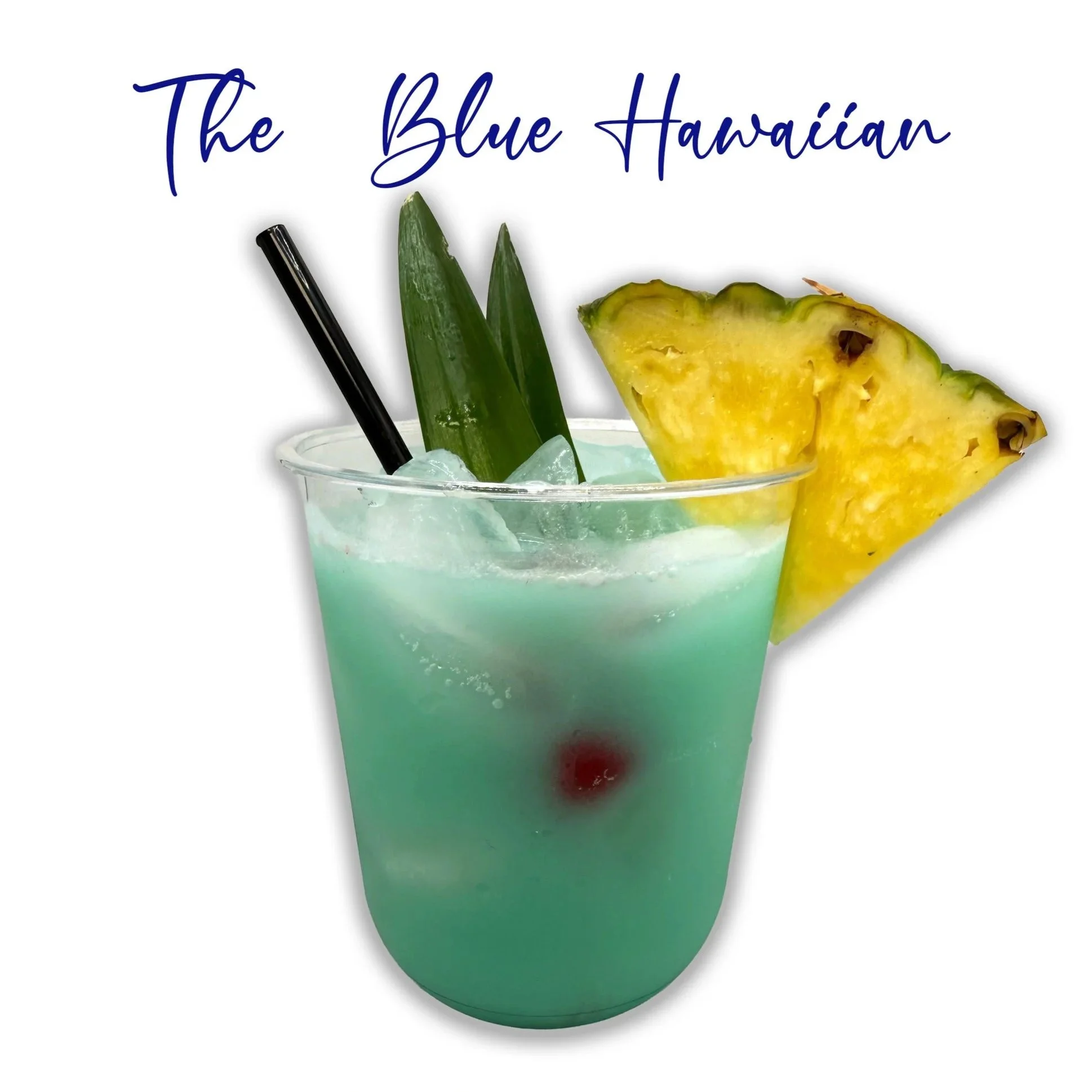 The Blue Hawaiian is a classic tropical cocktail made with rum, pineapple juice, coconut cream, lime juice, and blue curaçao.